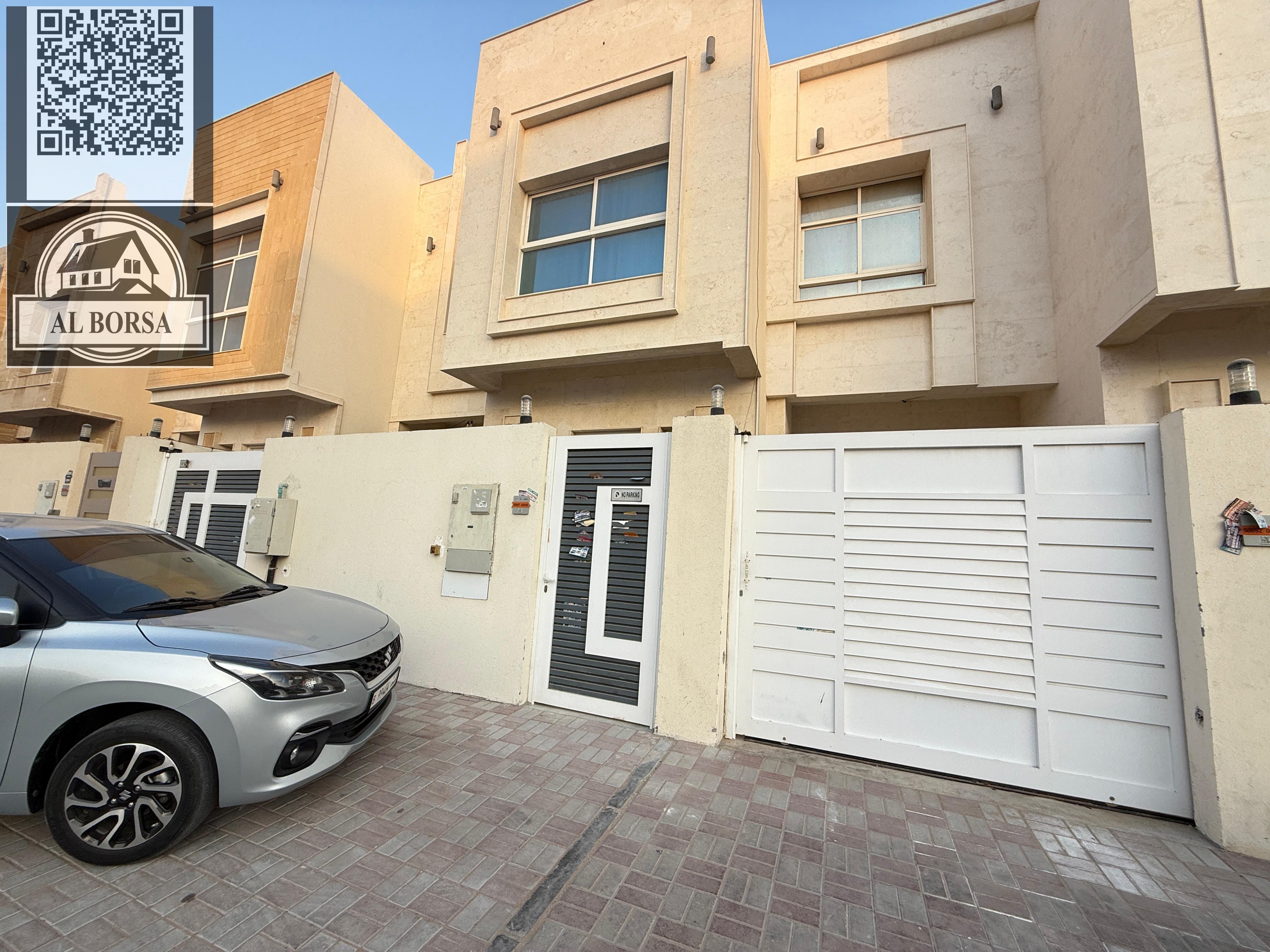 Villa for rent – Al Yasmin, Ajman | 4 bedrooms, majlis, living room | Unfurnished | First occupant