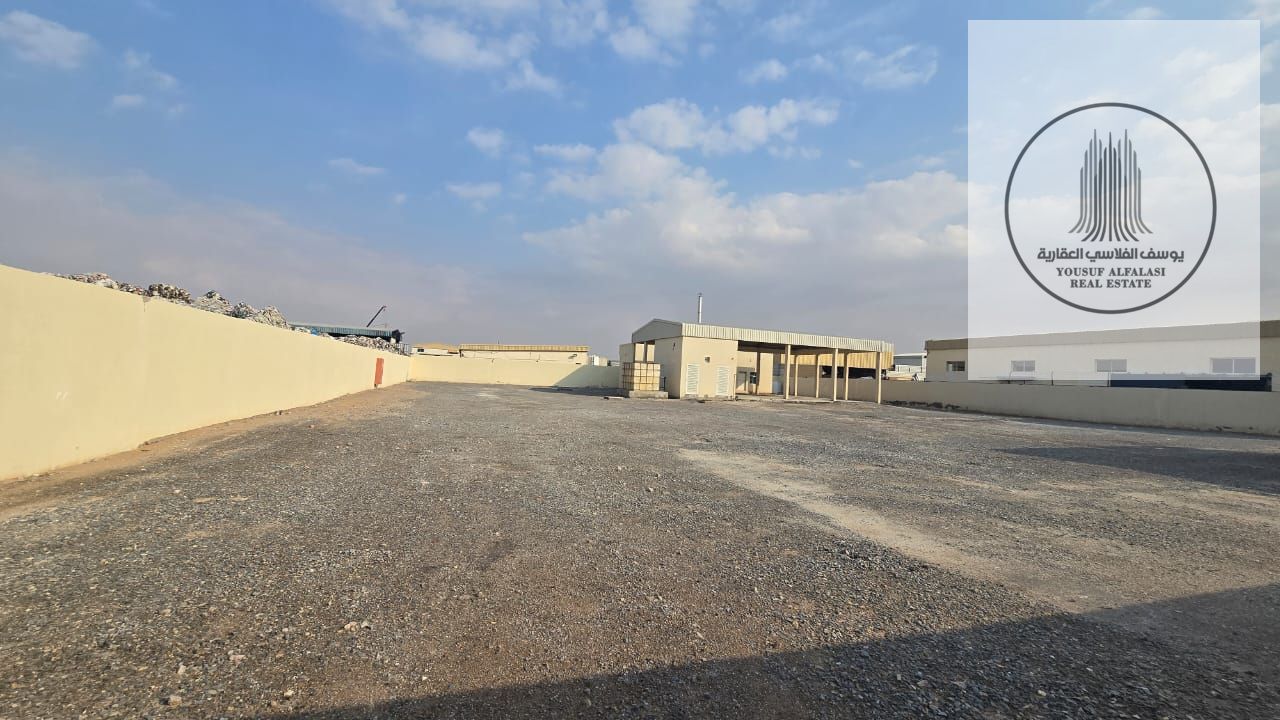 A 29,000 sq ft compound with 50 kW electricity | Includes a canopy, office, and two rooms.