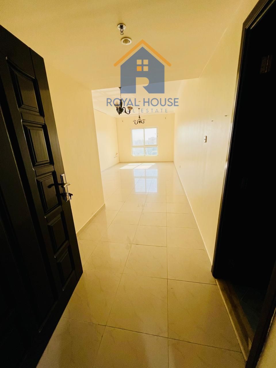 One bedroom and living room with a distinctive view in Al Qasba