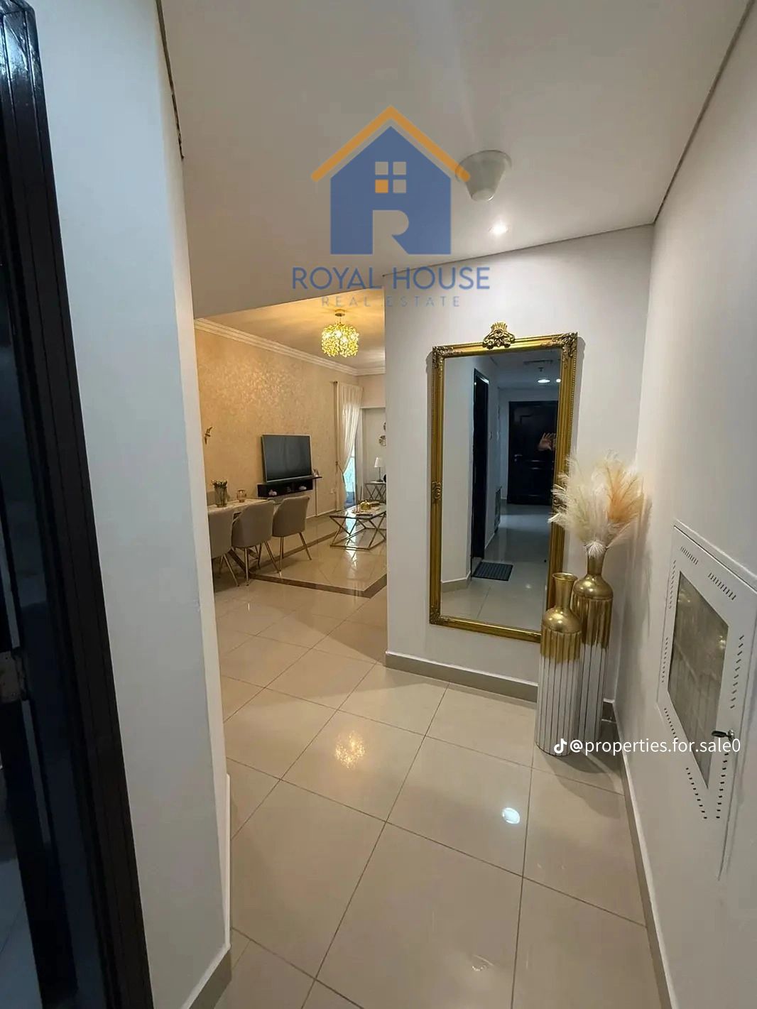 Two bedrooms and a living room for sale in Al Taawun
