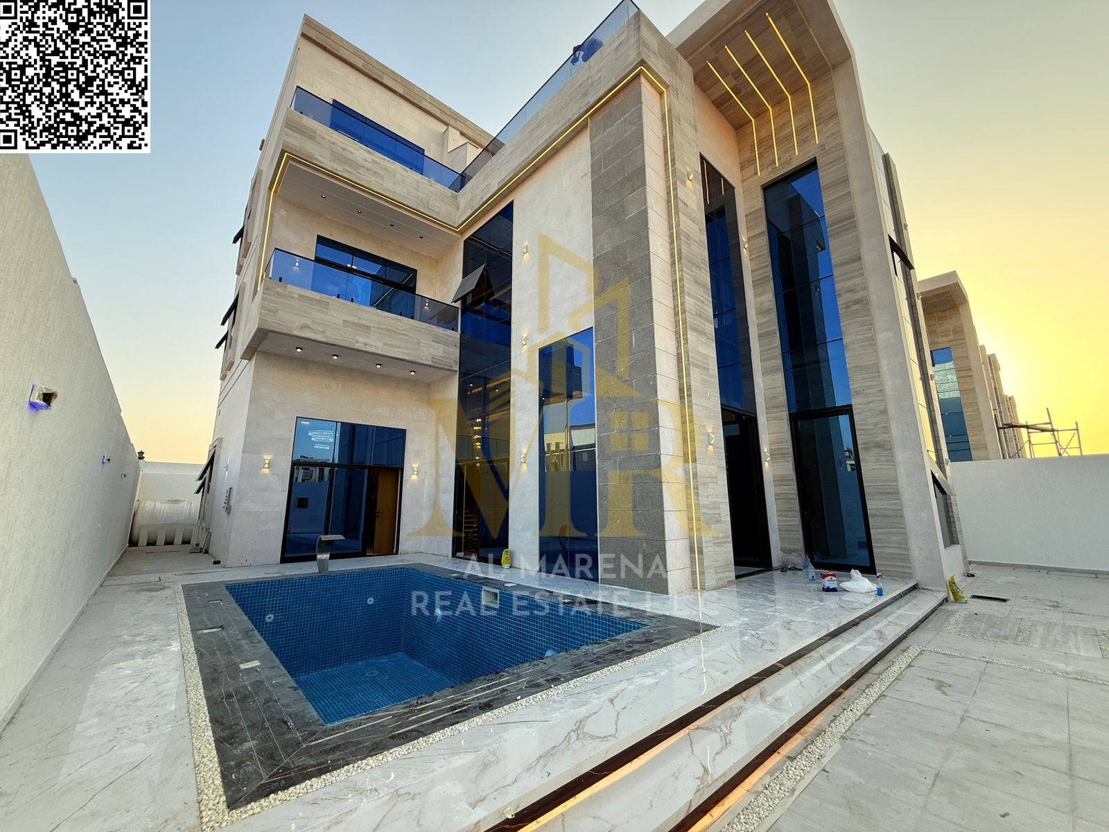 Two-Floors + Roof Villa with Private Pool – Al Helio 2