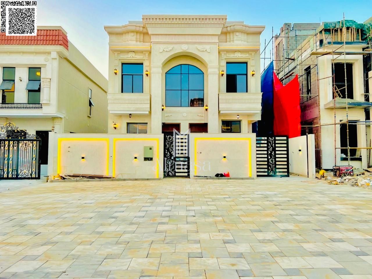 Own your dream villa in the heart of Ajman - first occupancy - a villa ready to move into, with electricity, water, and air conditioning, close to all