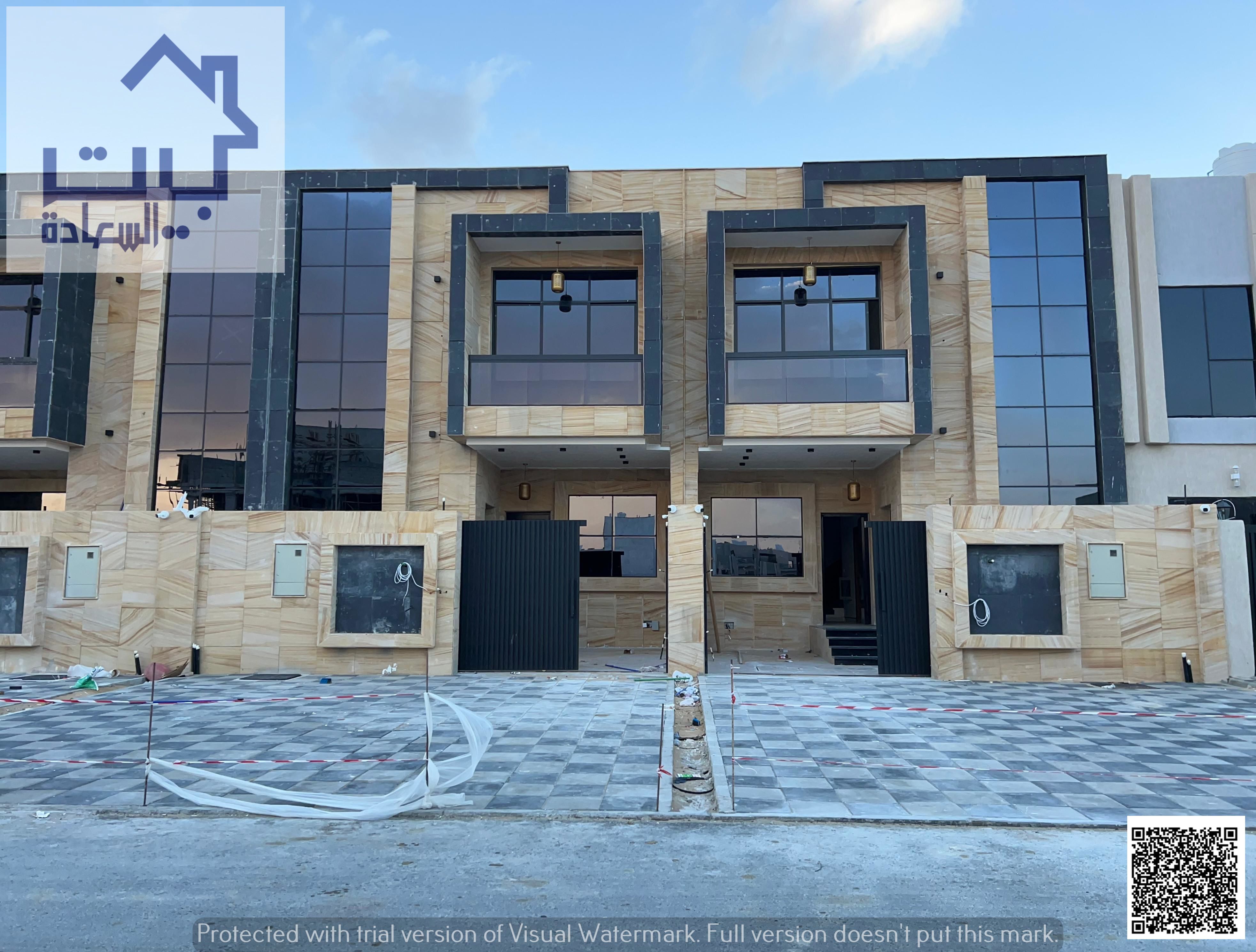 For sale: Townhouse in Al Helio 2, includes registration and ownership fees, next to the mosque, prime location near Sheikh Mohammed Bin Zayed Road, f
