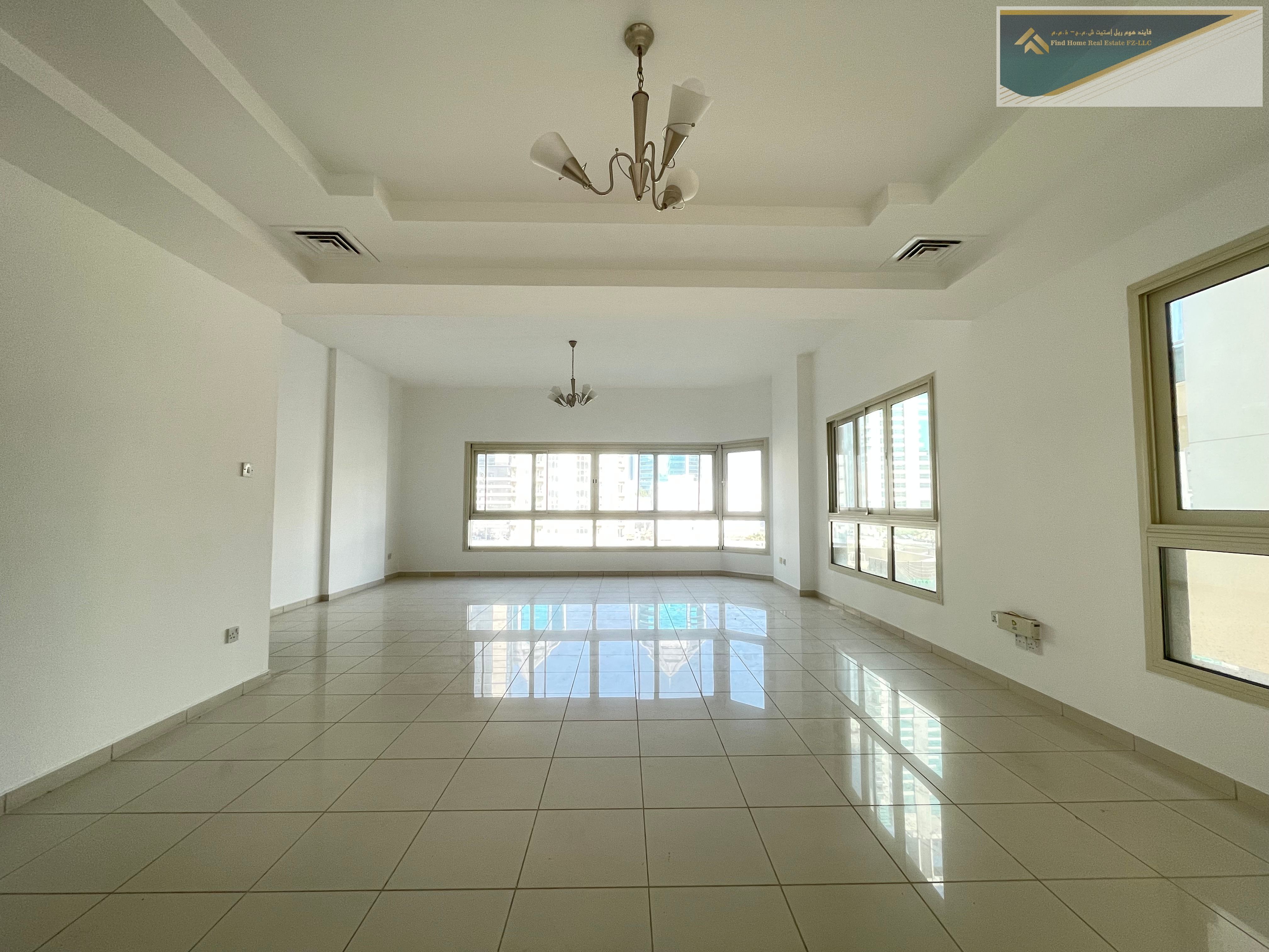 BIGGEST OFFER!!CHILLER FREE FULLY SPACIOUS 2BHK APARTMENT WITH MAID ROOM ONLY FOR FAMILY JUST 60K IN AL MAJAZ 1