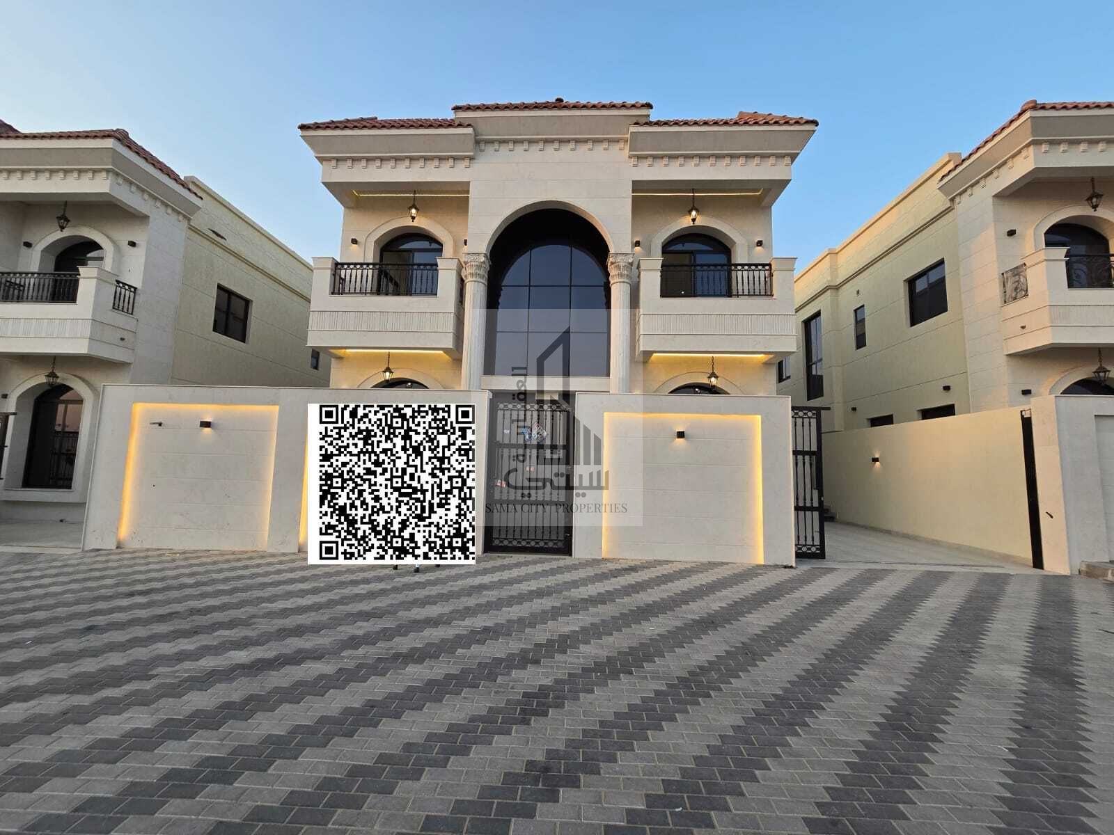 Villa for sale *Ajman * Consisting of: * *5 master bedrooms* * Majlis