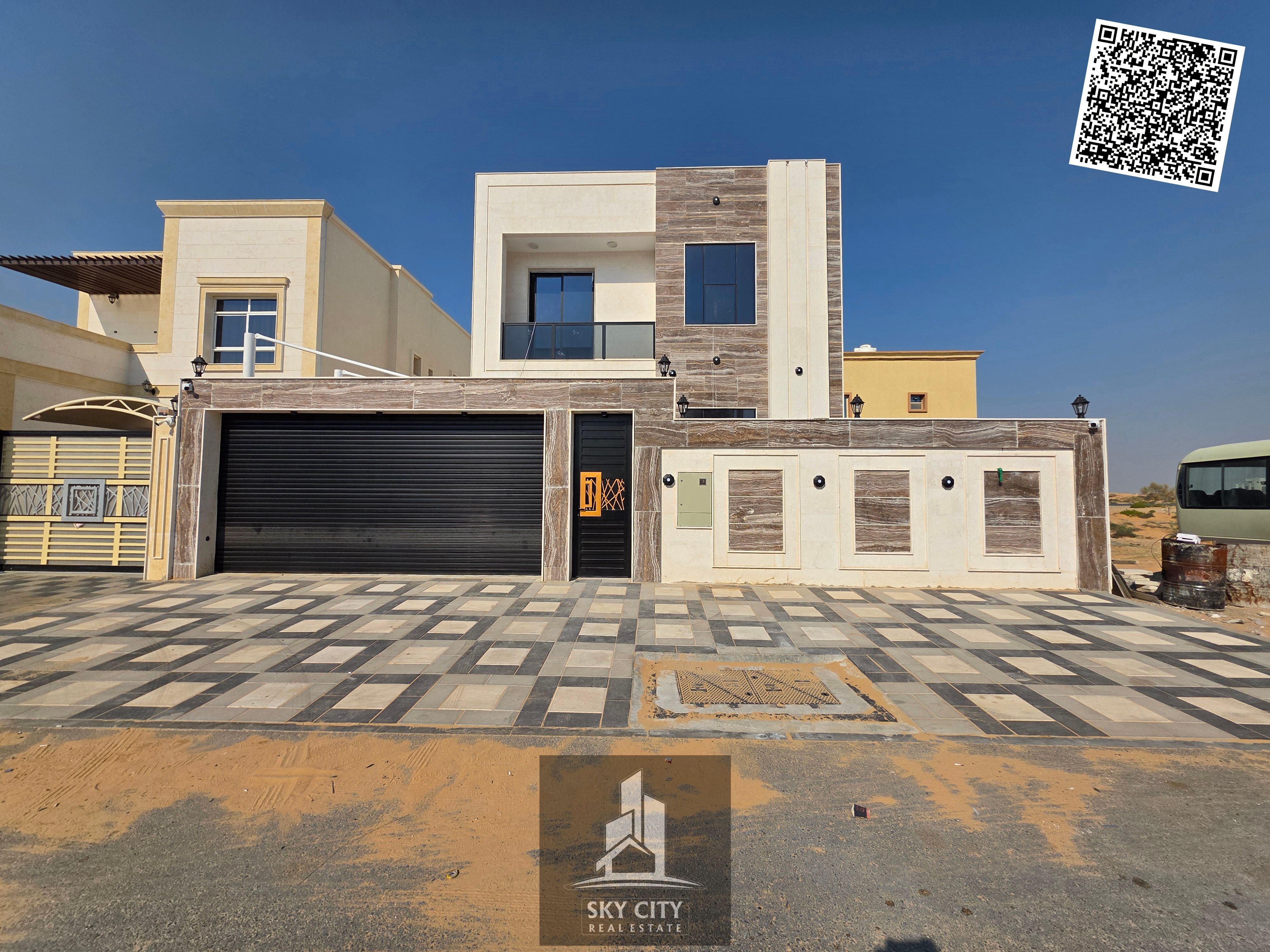 First-time occupancy property on the main street, ready to move in, in one of Ajman's most prestigious areas. Freehold ownership available to all nati
