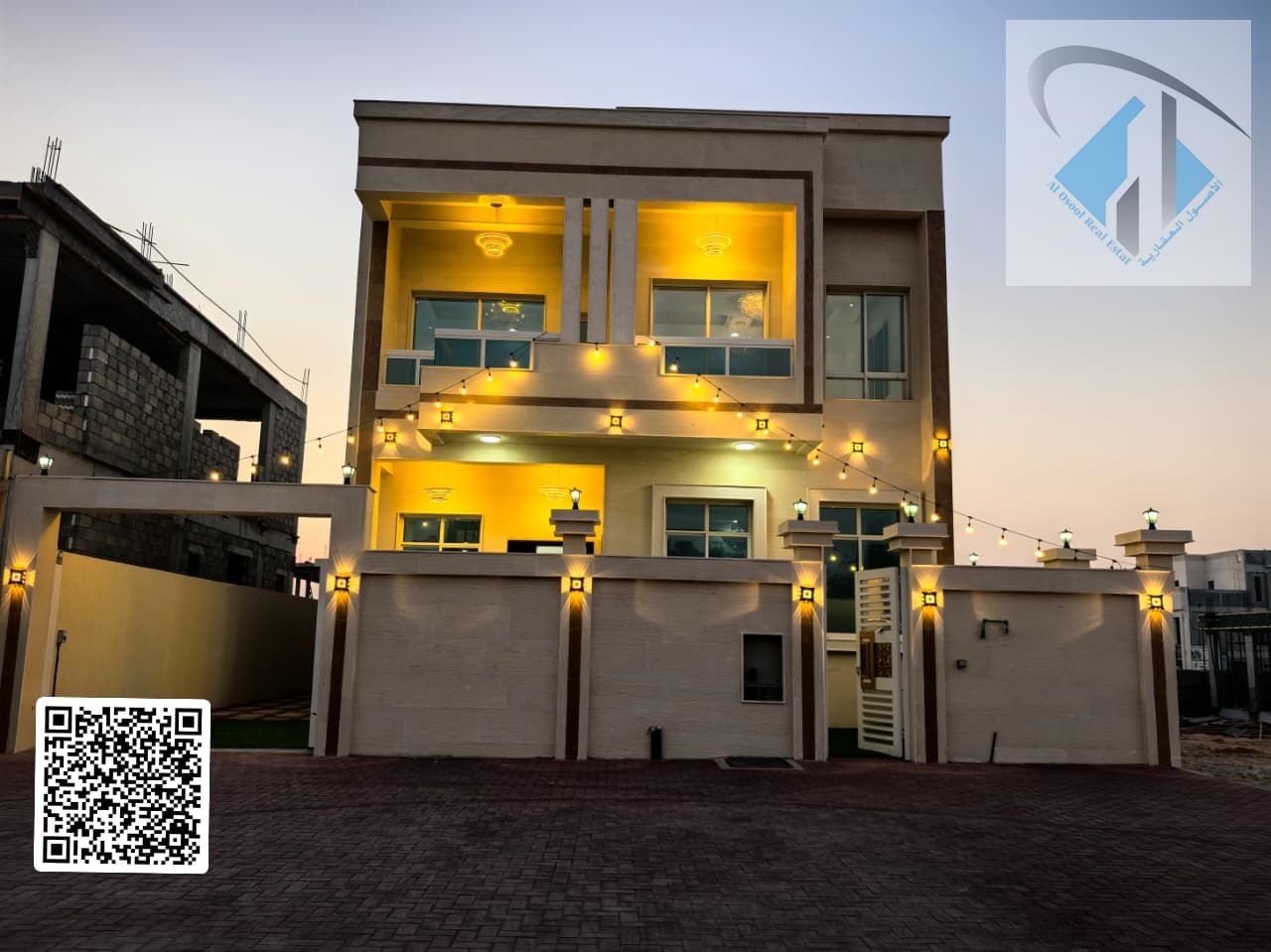 Registration fees included, very attractive price, on the main street, ready to move in, in one of Ajman's most prestigious areas. Freehold ownership
