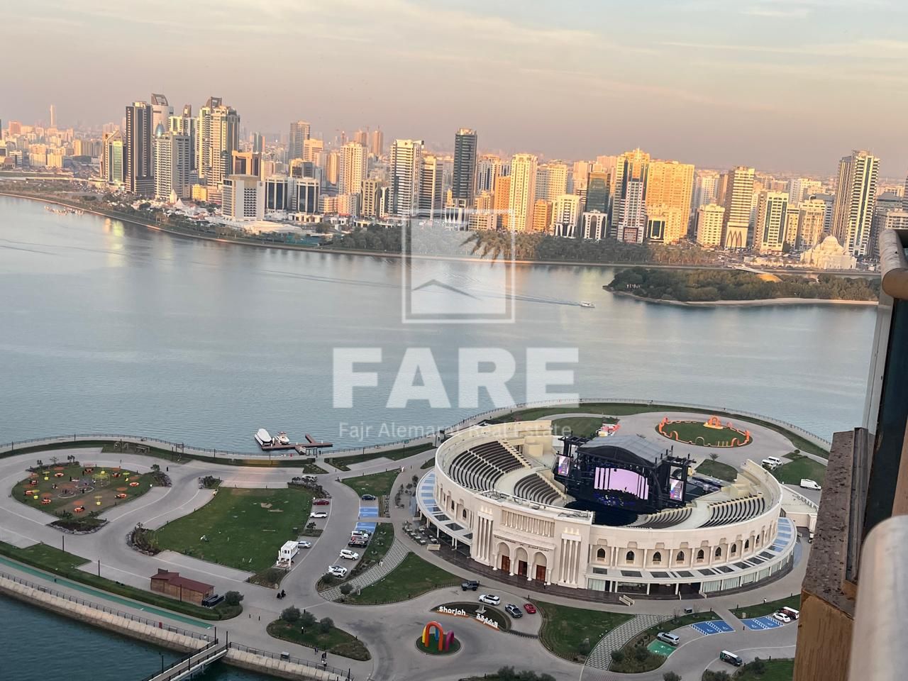 Two-bedroom apartment for rent – Al Dana Tower | Al Majaz 3 – Sharjah