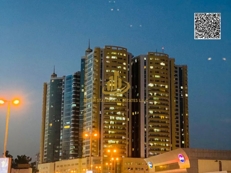 Come and own a two-bedroom apartment with a living room in Horizon Towers, with a sea view.