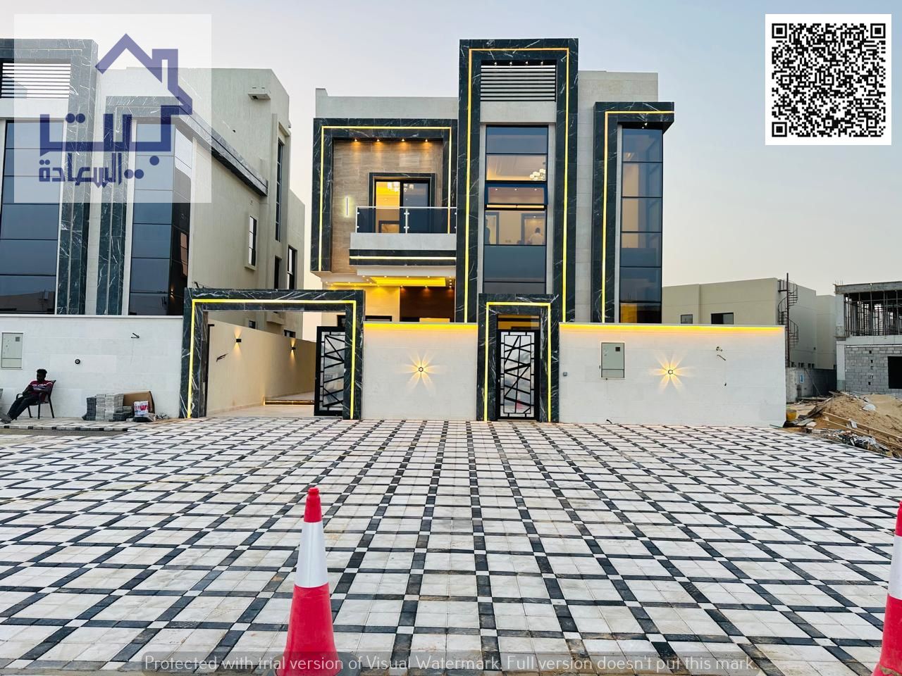 Your dream villa at an attractive price, on the main street, close to all services, with a large internal yard, near Sheikh Mohammed Bin Zayed Road. F