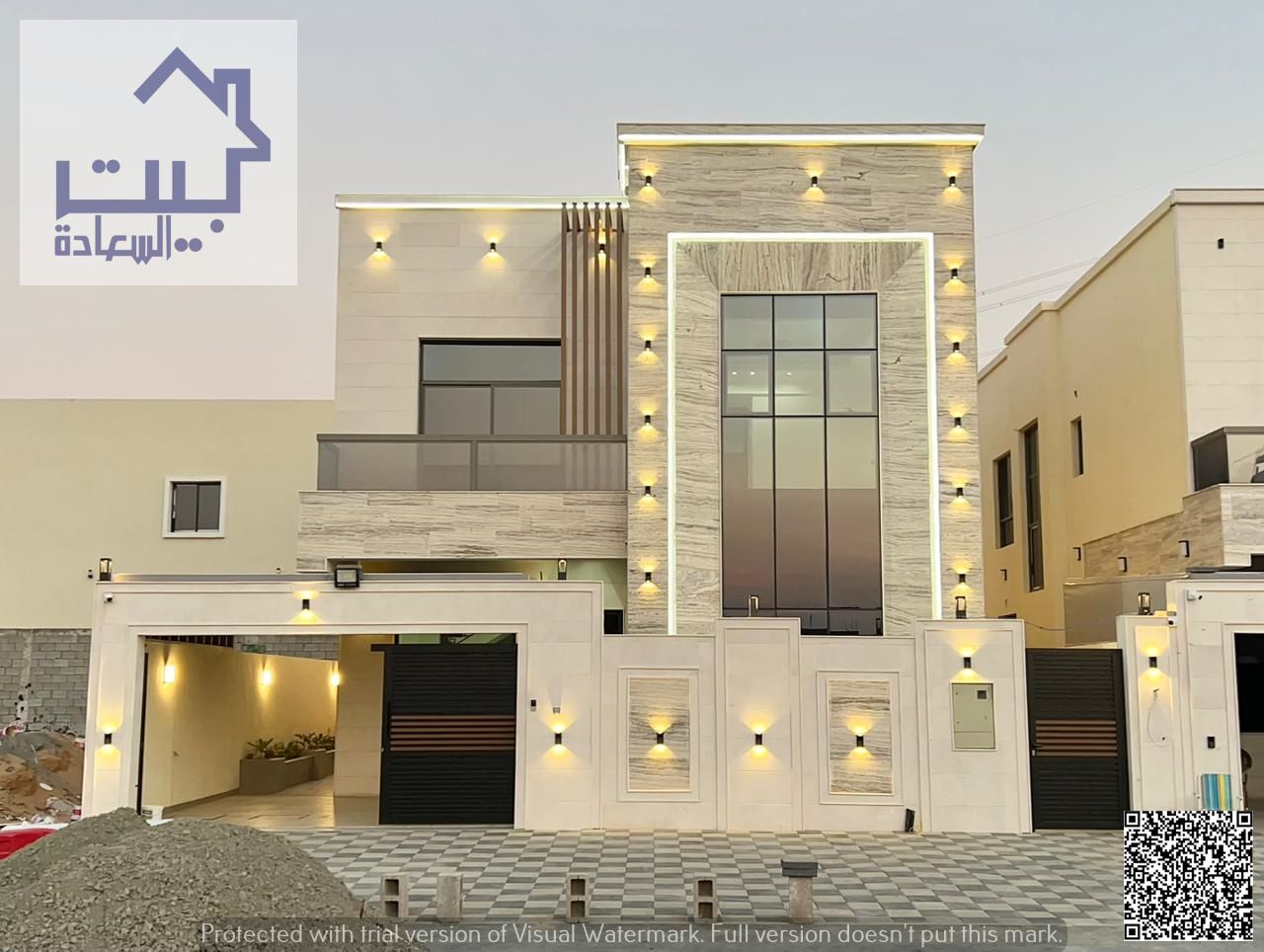 Your dream villa with ownership fees included in Al Helio 2, modern design, prime location near services and Sheikh Mohammed bin Zayed Road, freehold.