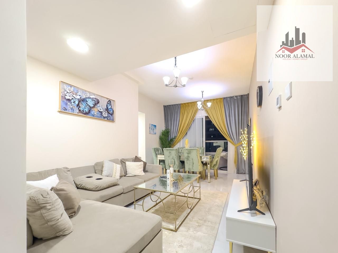Sharjah, Al Taawun Building, First Occupancy Furnished Apartment with Hotel-Style Furnishings, First Occupancy