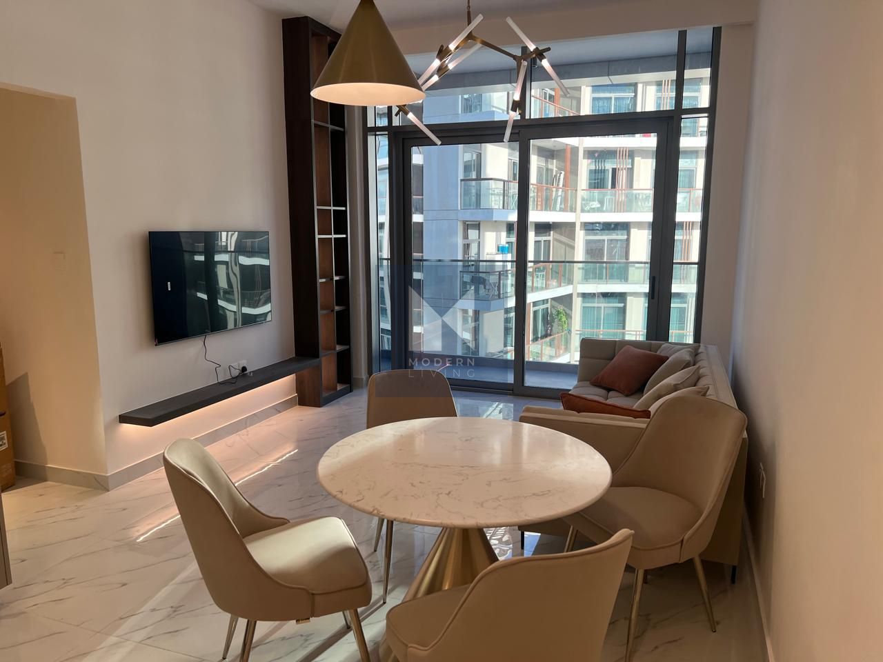 Furnished 1BR + Study | Modern Layout | Balcony
