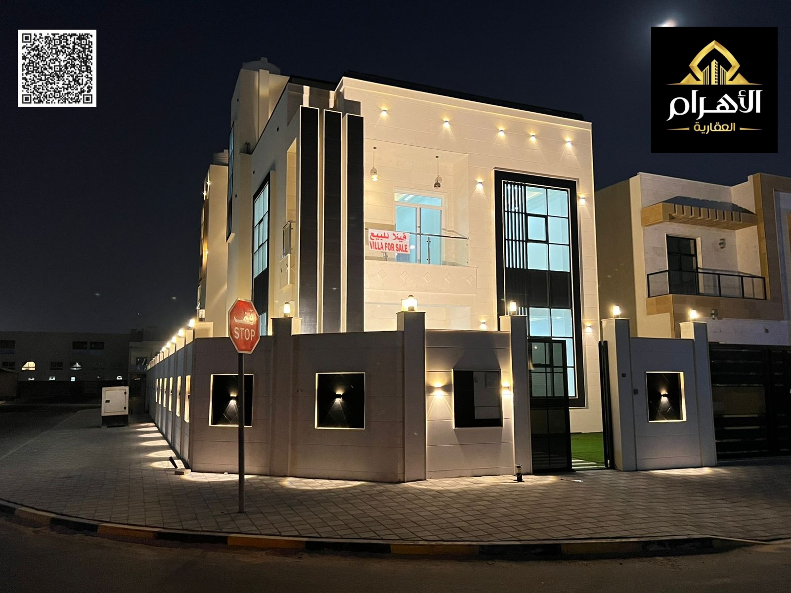 A luxurious two-story corner villa with a rooftop terrace and spacious yard, featuring four master bedrooms with high-end custom finishes, at an unmis