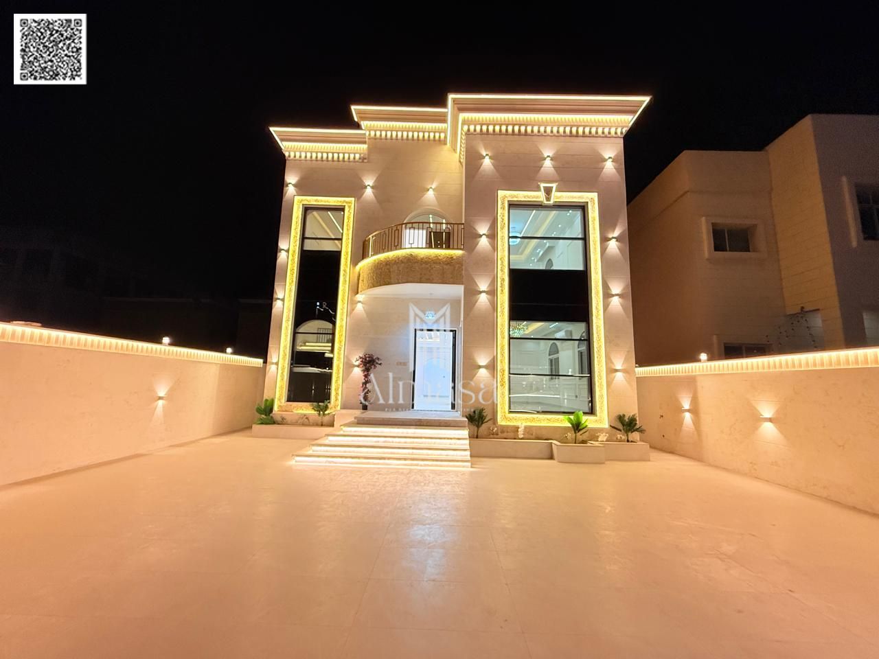 Own your dream palace directly in front of the mosque and opposite the school, with luxurious and very elegant finishing, including water, electricity
