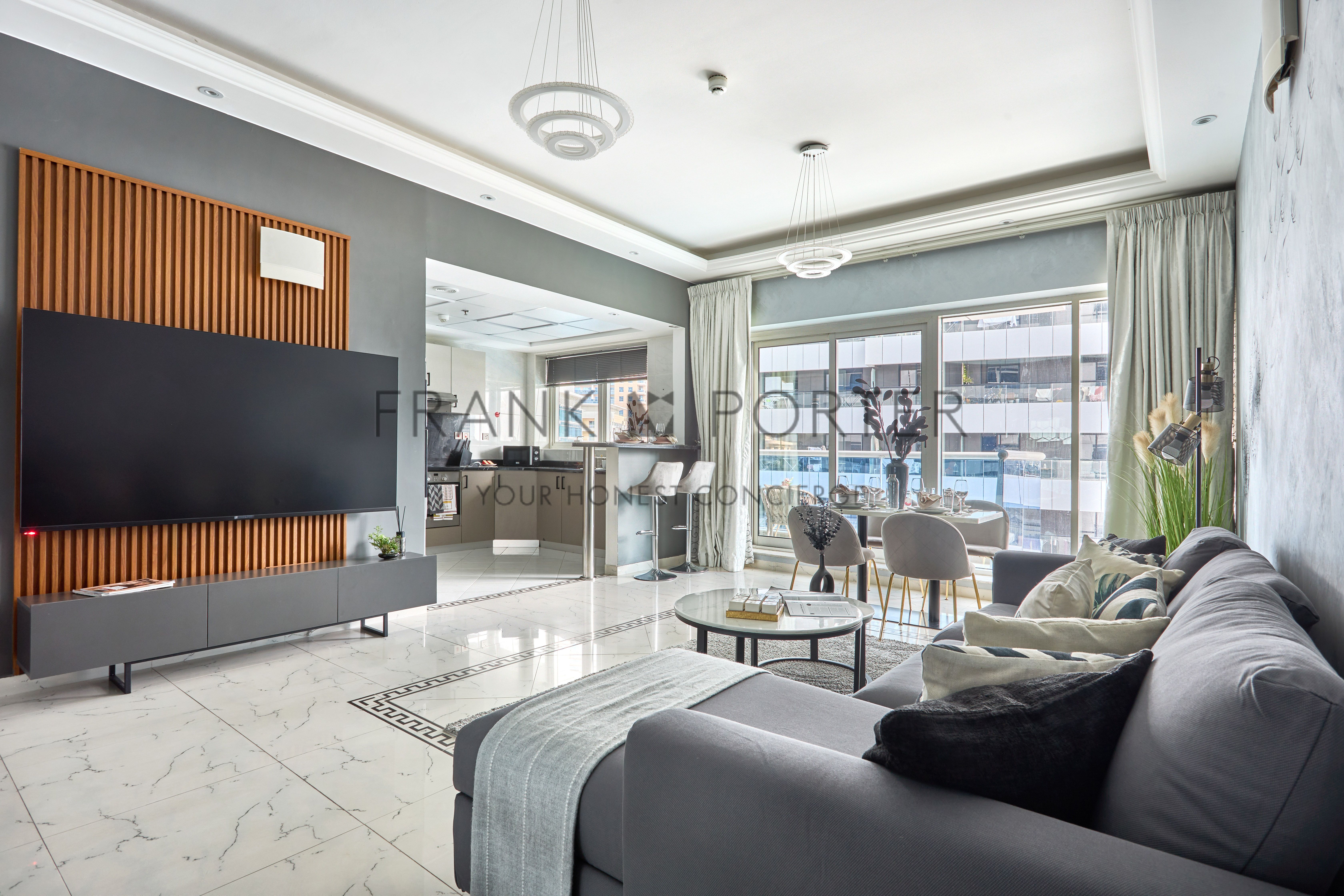 Modern 1BR Apartment with City Views in Dubai Marina! | All bills Inclusive | Weekely & Monthly