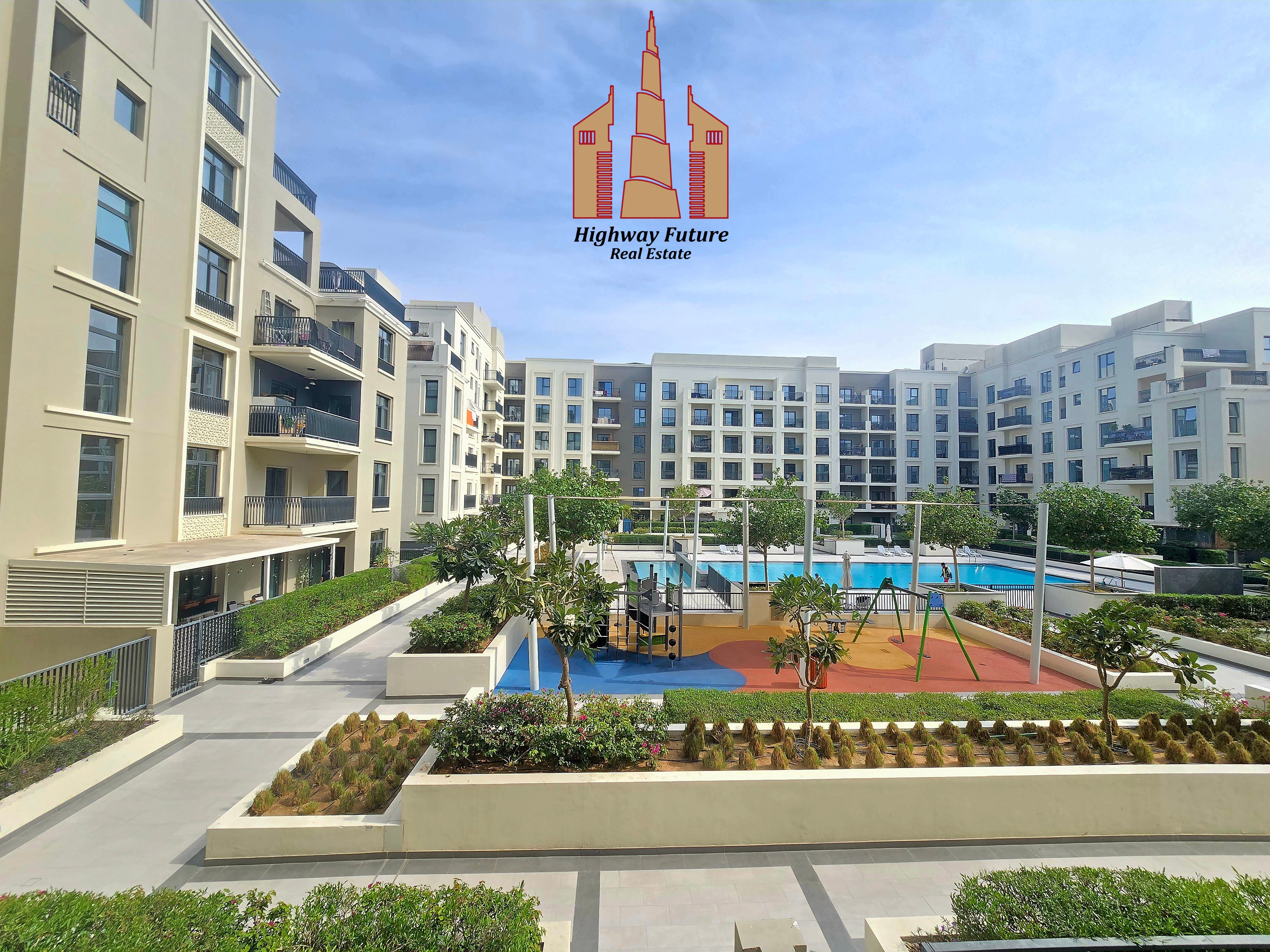 Splendid 1BHk apartment with Balcony || Wardrobes || Pool View || All Amenities ||