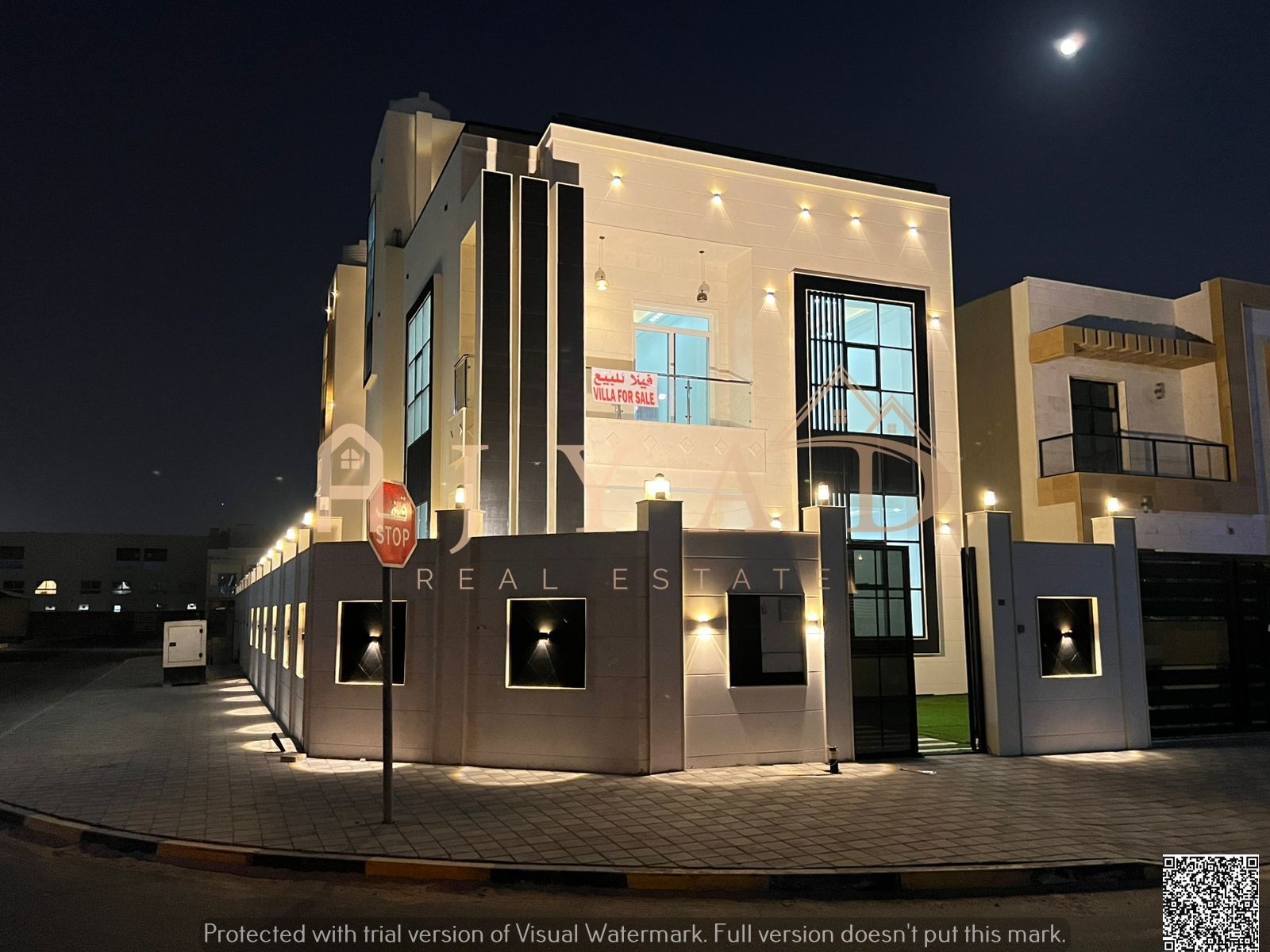 Your dream villa for sale in Al Zahiyah. Two floors plus a rooftop. Modern design. Excellent location near Sheikh Mohammed Bin Zayed Road, close to al
