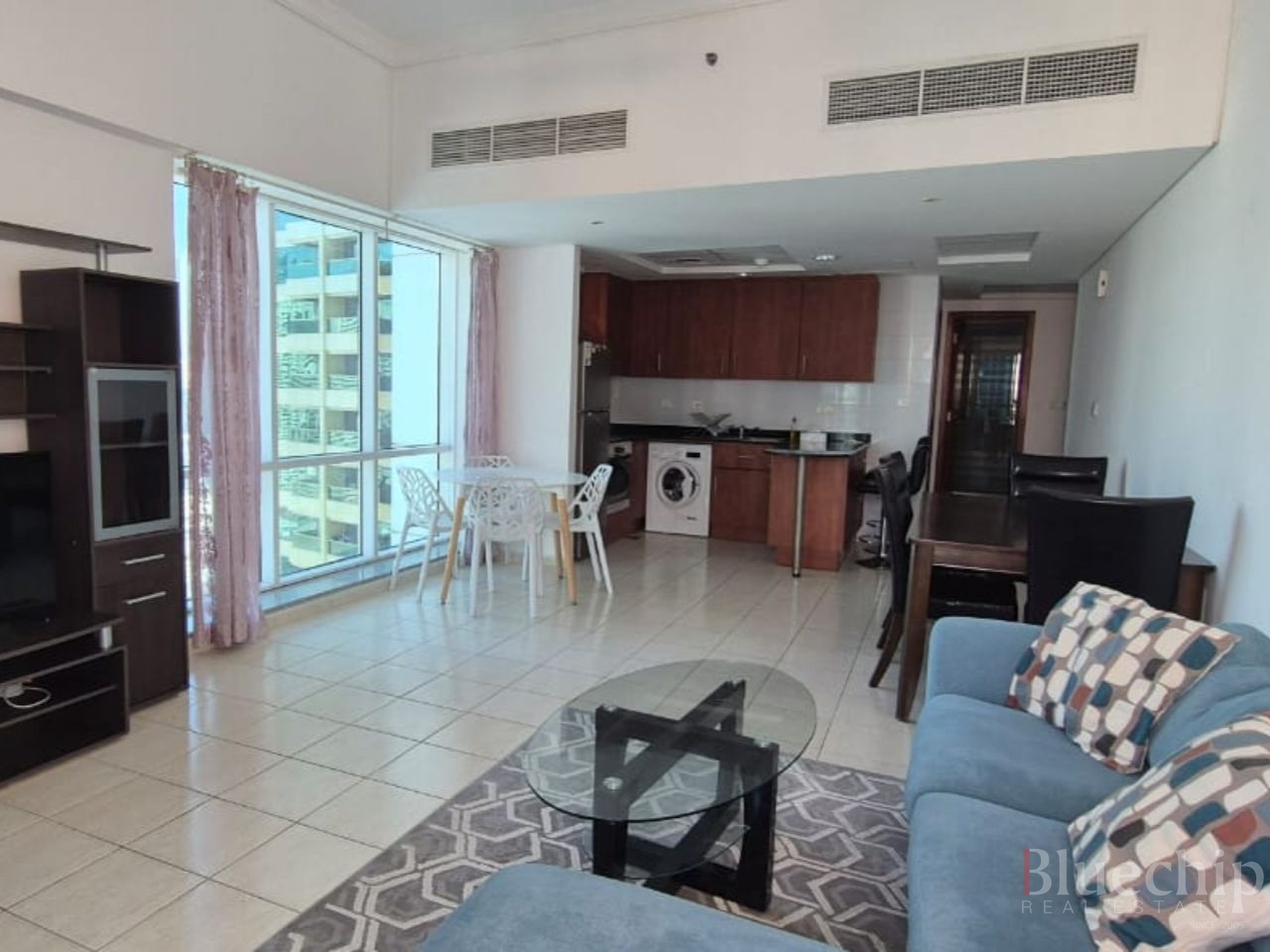Modern Furnished 1BR | Lake and Skyline Views