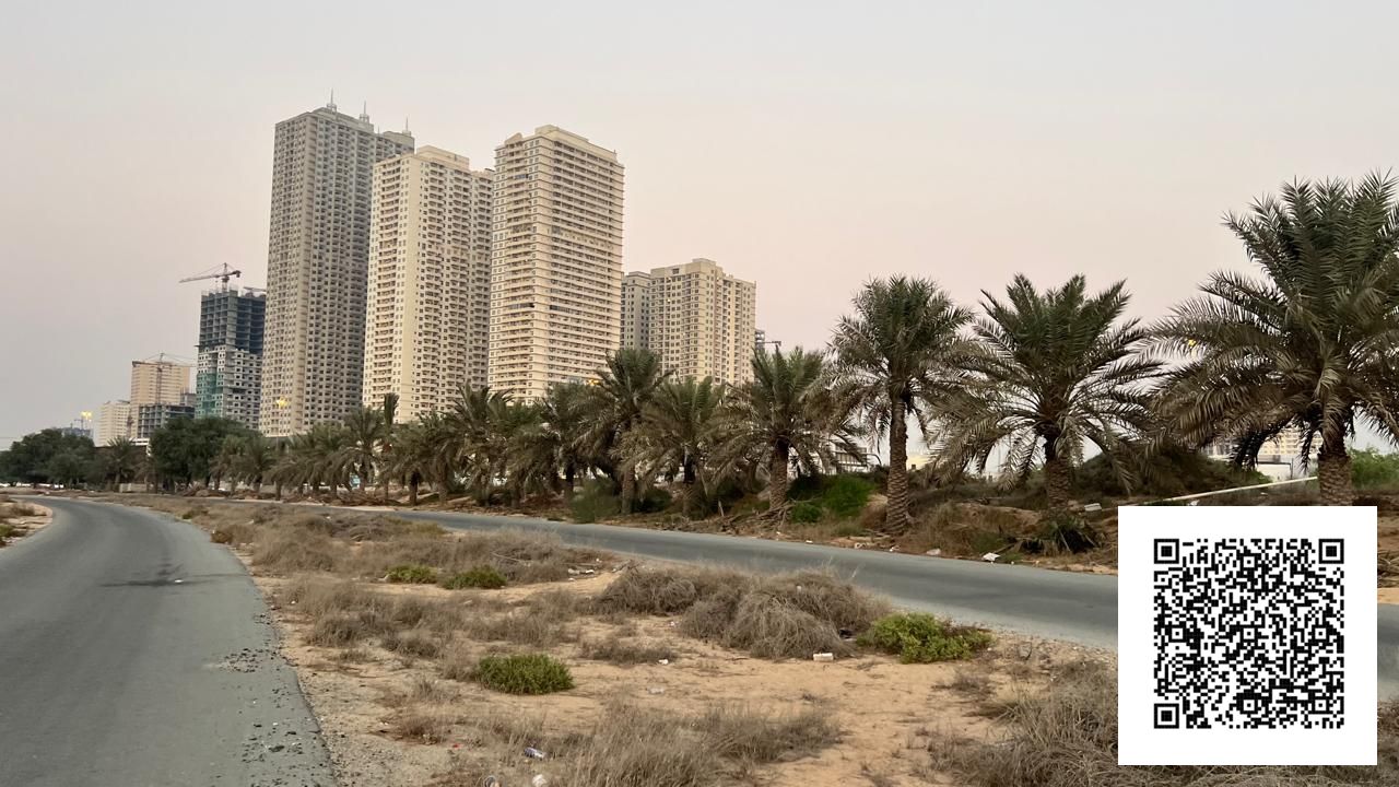 FIRST ROW MAIN HIGHWAY LAND G+15 APPROVE SELL INDIVIDUAL UNITS SHOPS AND FLATS AL ALIA