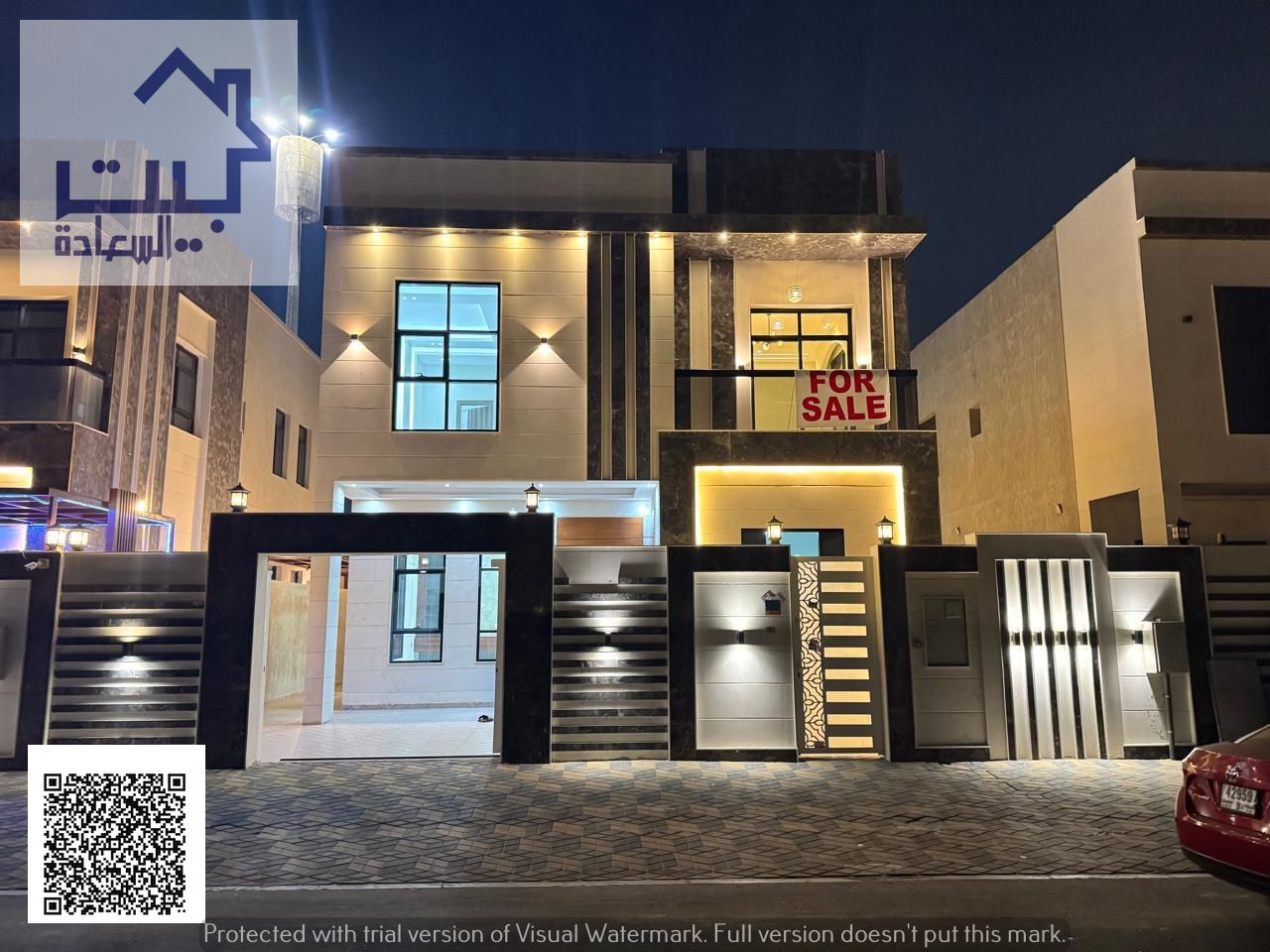Villa for sale in Al Zahia area. Modern design and distinctive personal finishing. Freehold ownership for all nationalities.