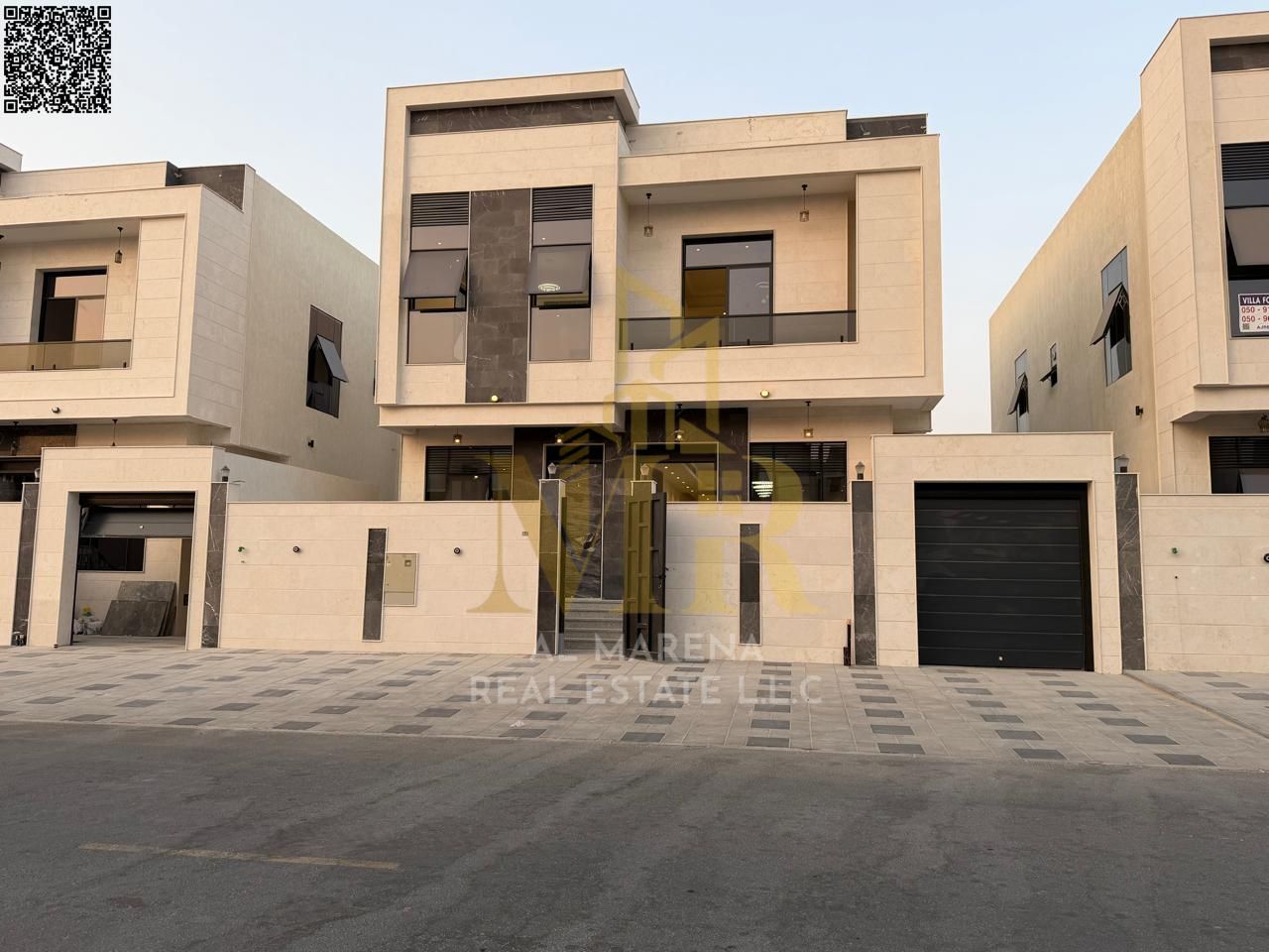 A villa with central air conditioning included, on the main street, ready to move in, in the most prestigious areas of Ajman. Freehold ownership for a