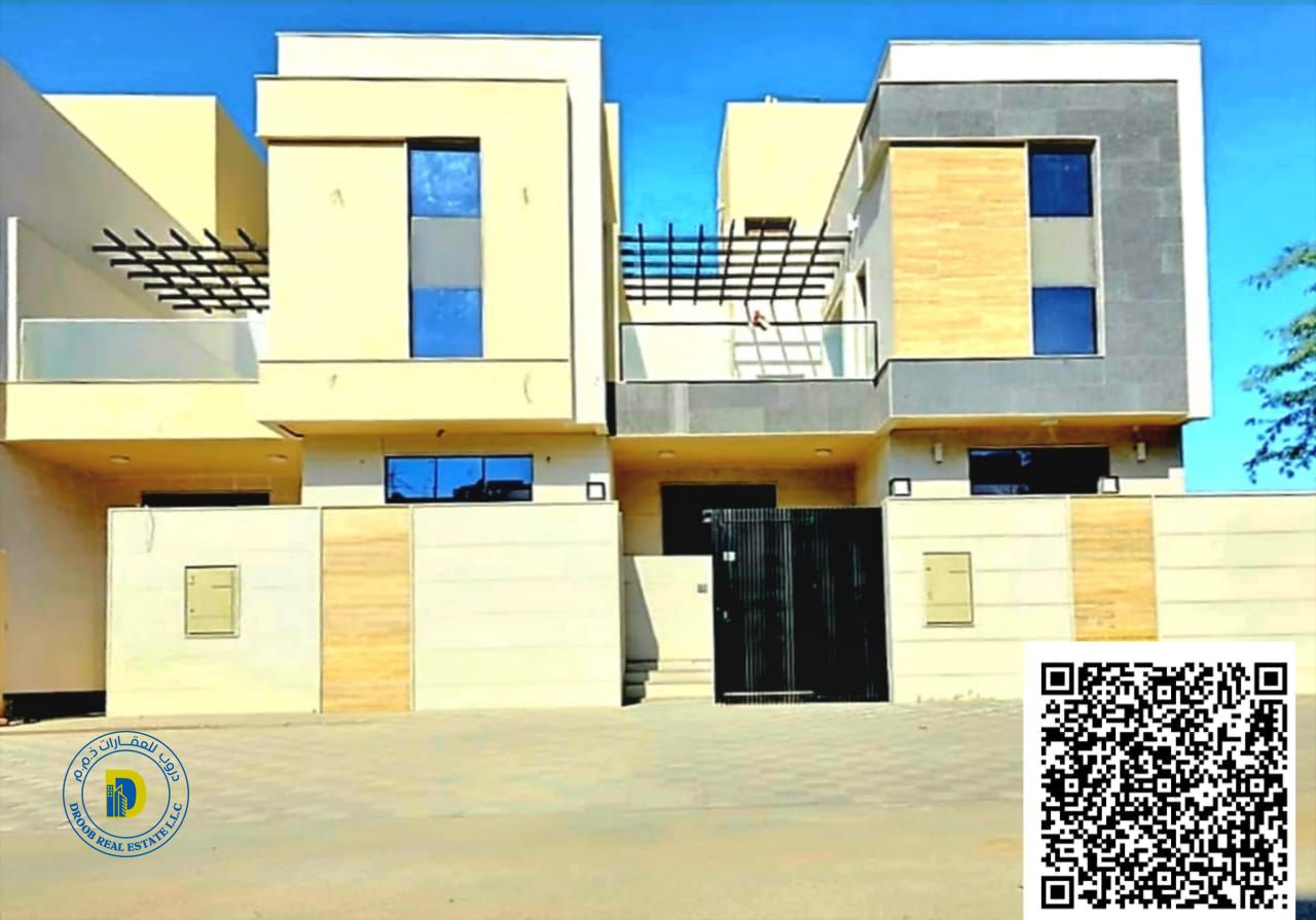 For sale: 4-bedroom villa with terrace in Al Yasmeen area, Ajman. Price includes registration fees.