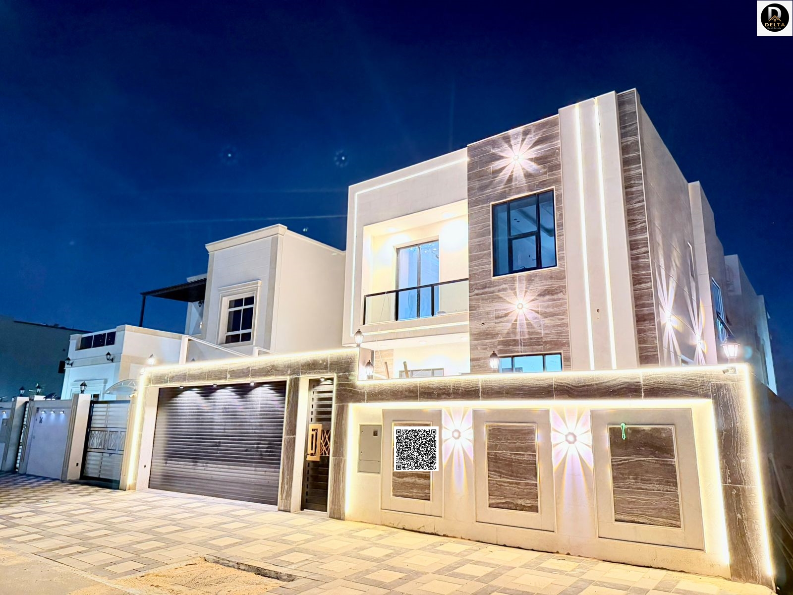 Luxury villa for sale in Al Zahia – Elegant design with a large yard and ideal location. A unique opportunity to own a luxury villa in one of the best