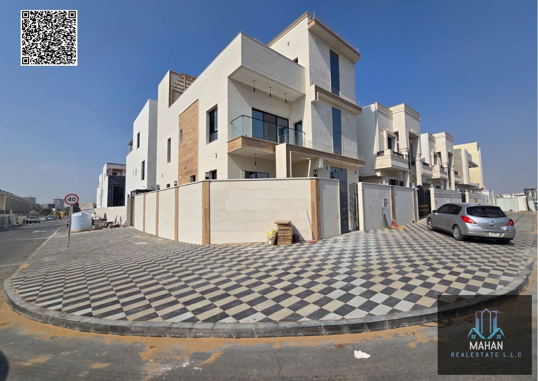 Corner Brand New 6BR Villa for Sale in Helio 2 Ajman | Near E311 & E611 | Including Registration Fees