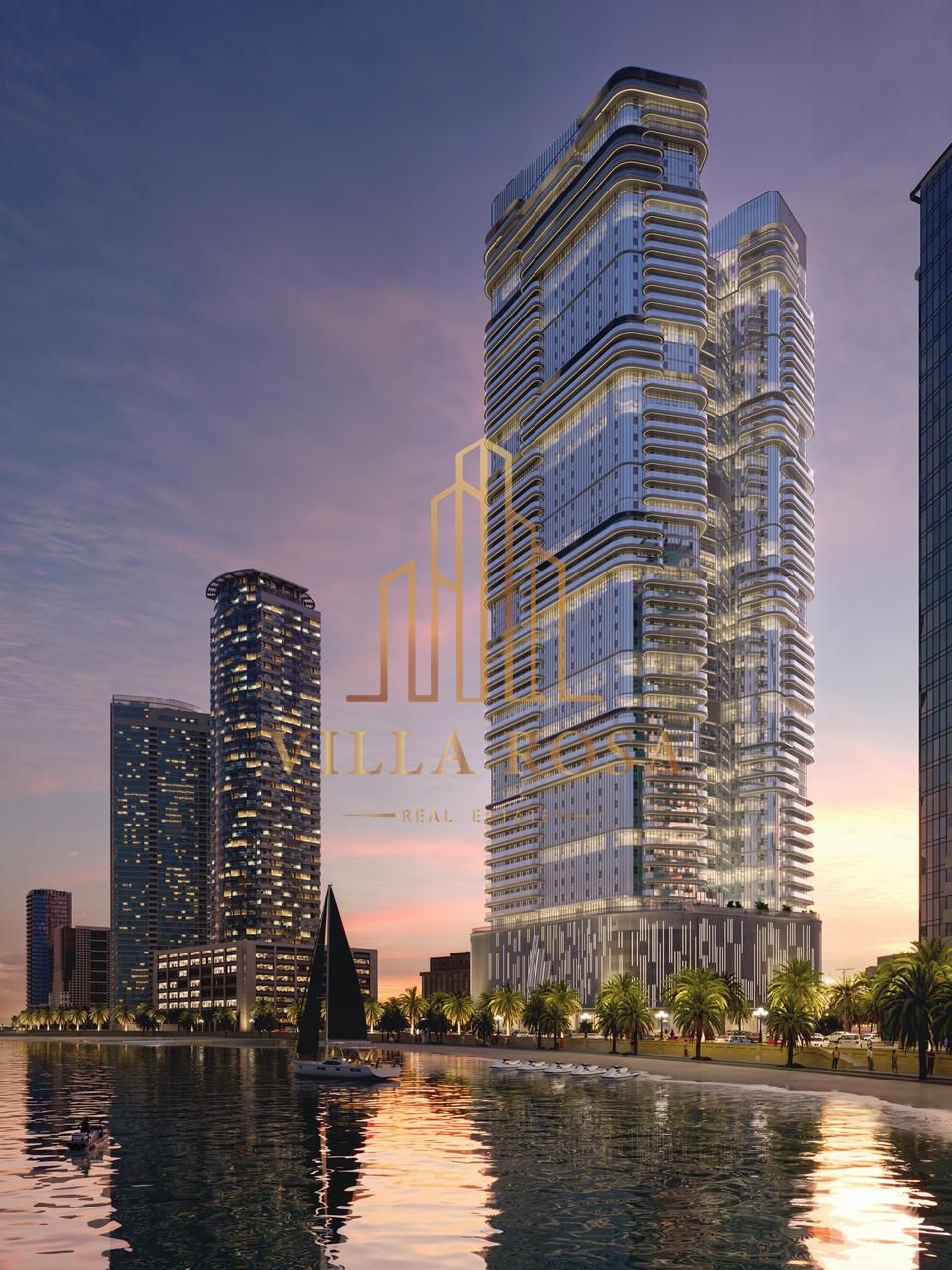 For Sale: Luxury 4-Bedroom Penthouse with Living Room – Jawd Tower Sharjah | Sea View & Easy Payment Plan