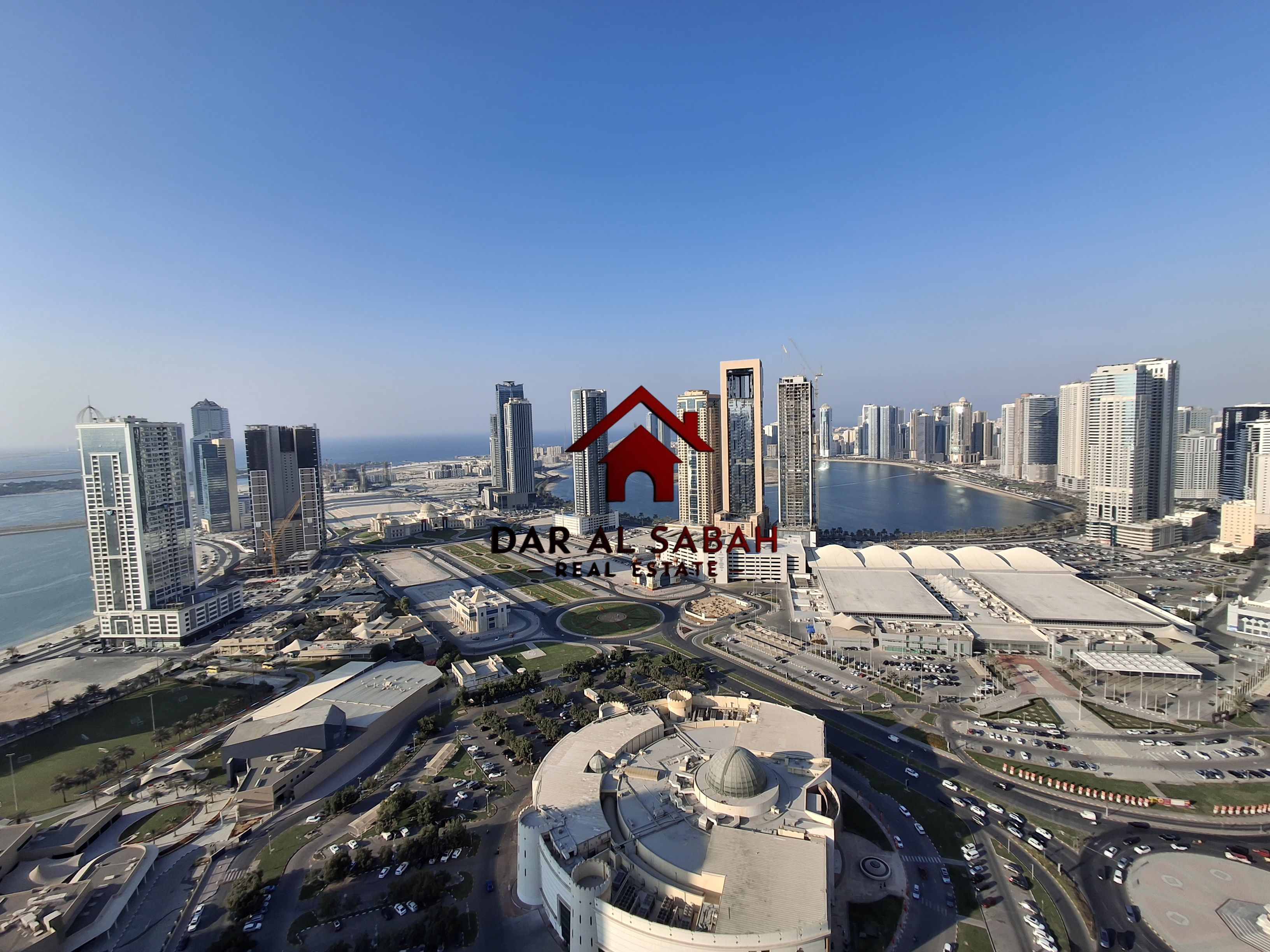 3BHK SEA VIEW + BALCONY WARDROBE + GYM POOL + NEAR ANSAR MALL