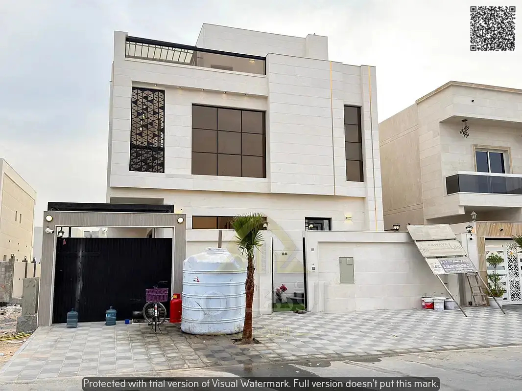 Own a villa with a swimming pool, including registration fees, in Ajman. First occupancy with lifetime ownership and inheritance available to all nati