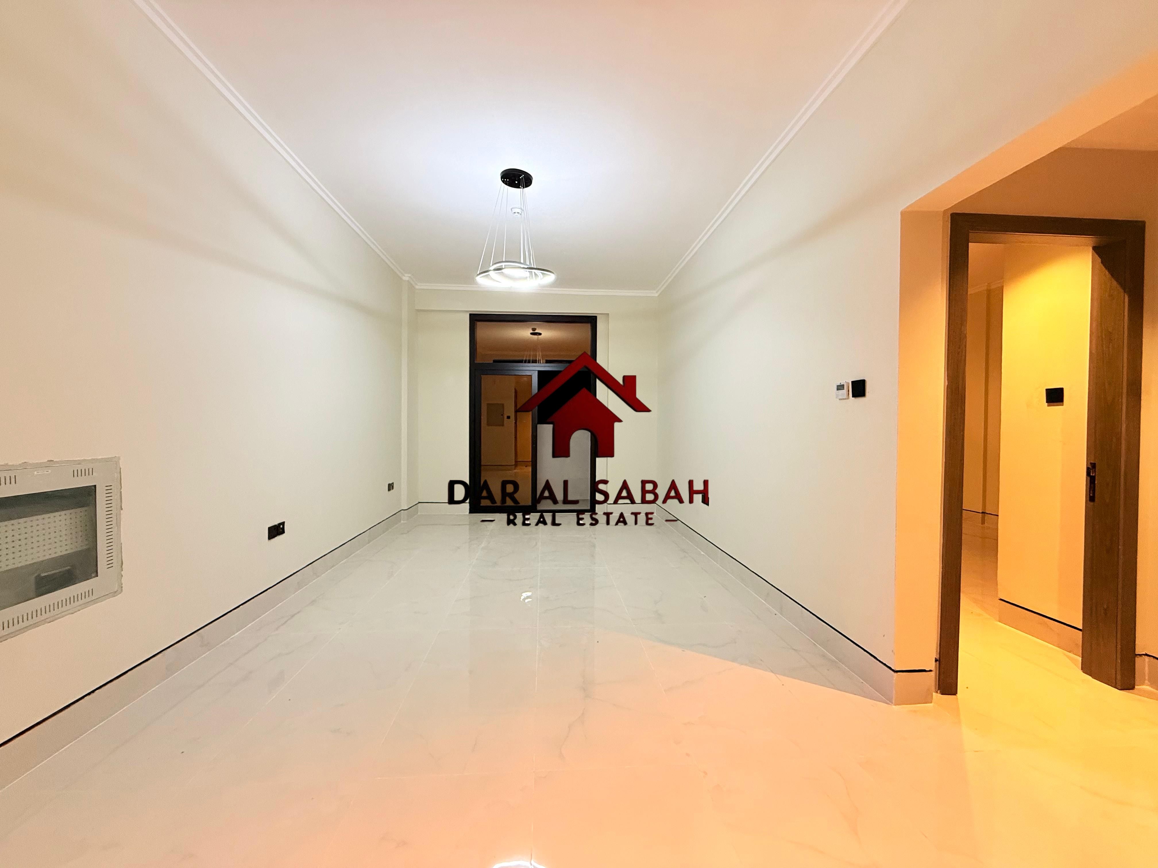 6 Cheques payment Security deposit Cheque Spacious Balcony Brand new building Ready to move