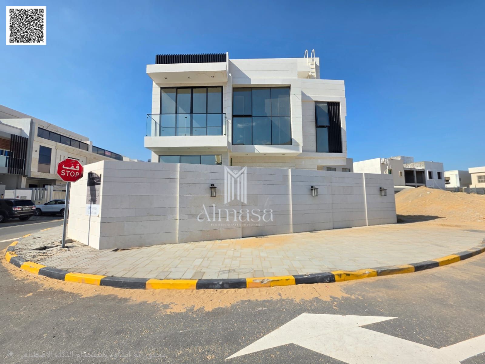 Luxury villa for sale in Al Zahya, Ajman — a beautifully designed modern home offering comfort, space, and elegance. This stunning villa features 4 spacious master bedrooms, each with high-quality finishes and built-in wardrobes. The property includes a m