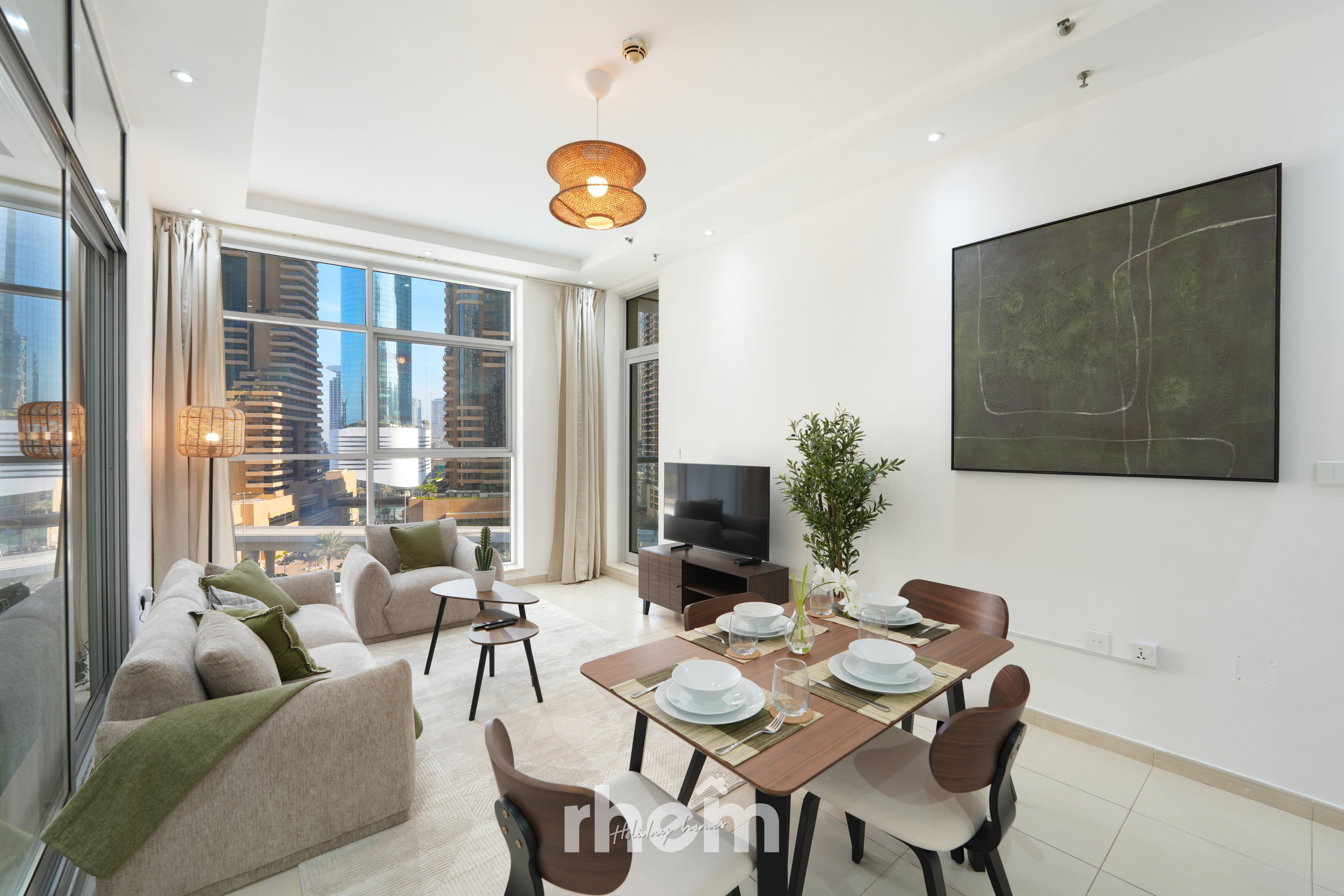 Upscale 2-BR | Skydive Dubai View | All Bills Included