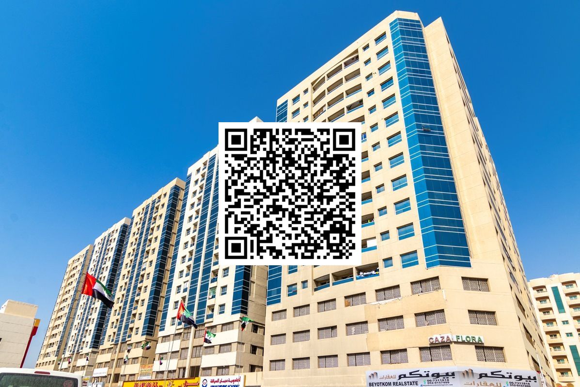 “Affordable 1BHK Apartment in Almond Tower, Garden City Ajman | For Rent | Without Parking”