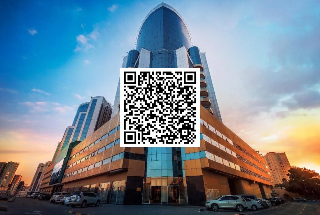 "Studio Apartment in Orient Towers, Ajman – Covered Parking, Open View & Partial Road View"