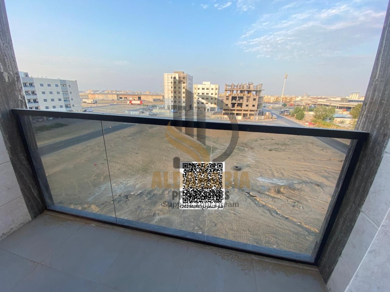 Two bedroom apartment with living room for rent in Al Jurf 3