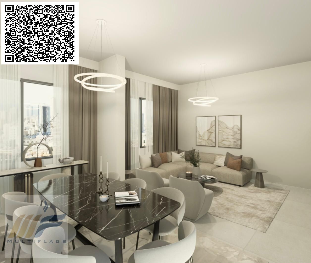 Just Pay 40,000 Down Payment and Book Your Own Luxury Two Bedroom with Maid Room Apartment in 7 Years Installment From Developer Free Hold