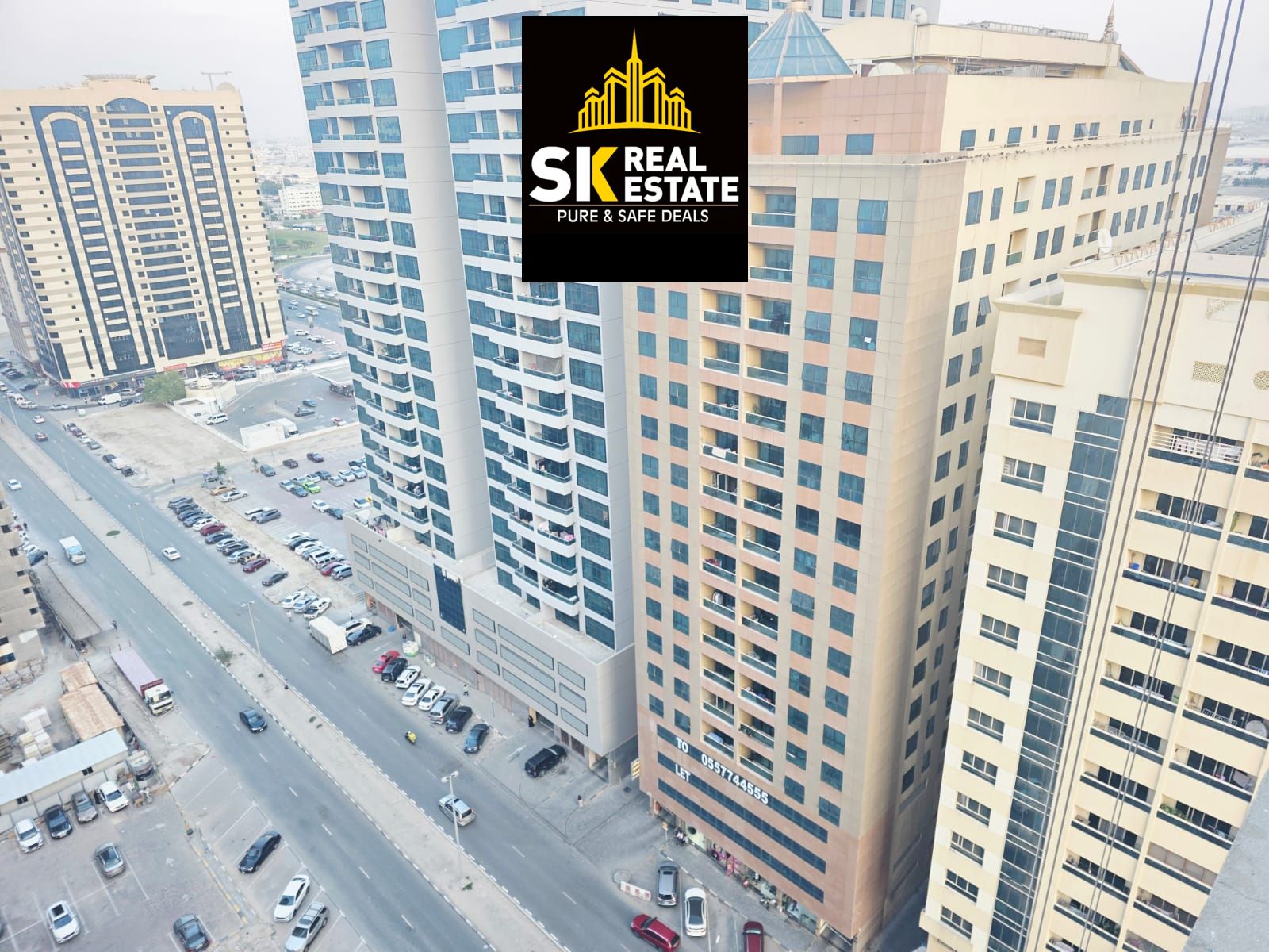 BRIGHT 1BHK APARTMENT WITH OPEN VIEW BOLCONY+PARKING FREE PRIME LOCATION EASY EXIT TO DUBAI