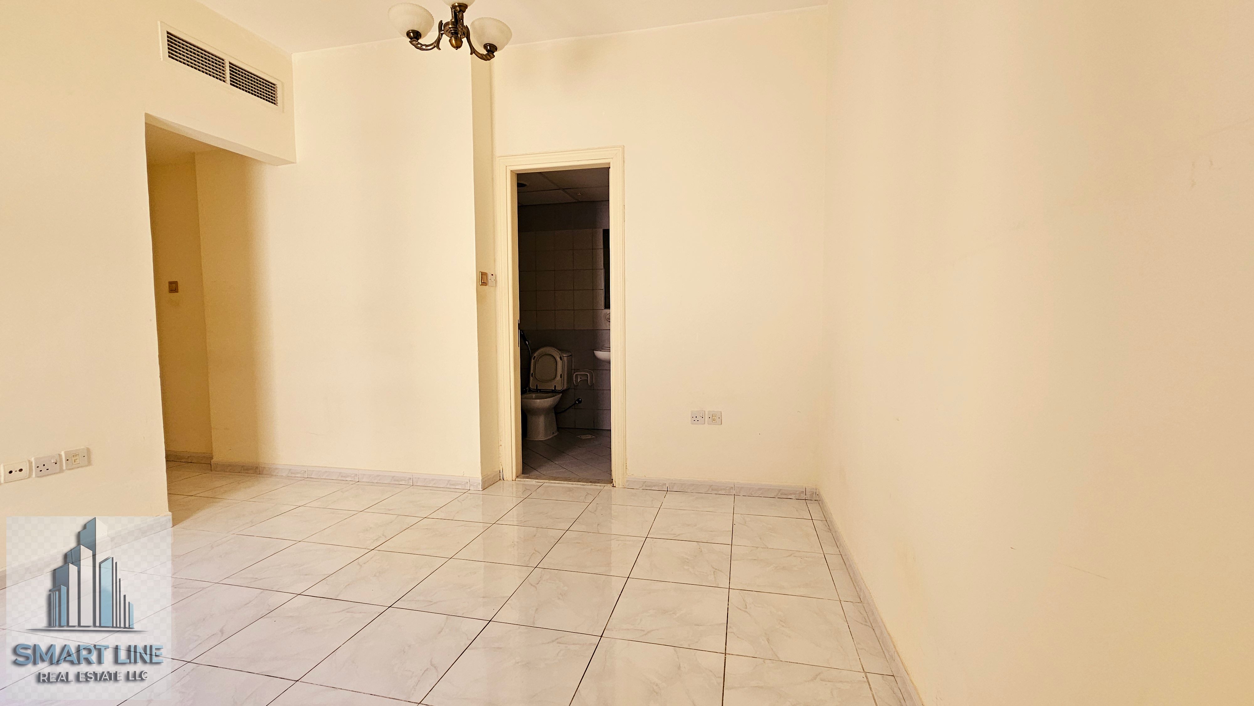 AC FREE BUILDING : NICE 1 BHK WITH 2 BATHROOMS WITH MASTER BEDROOM AND WARDROBE