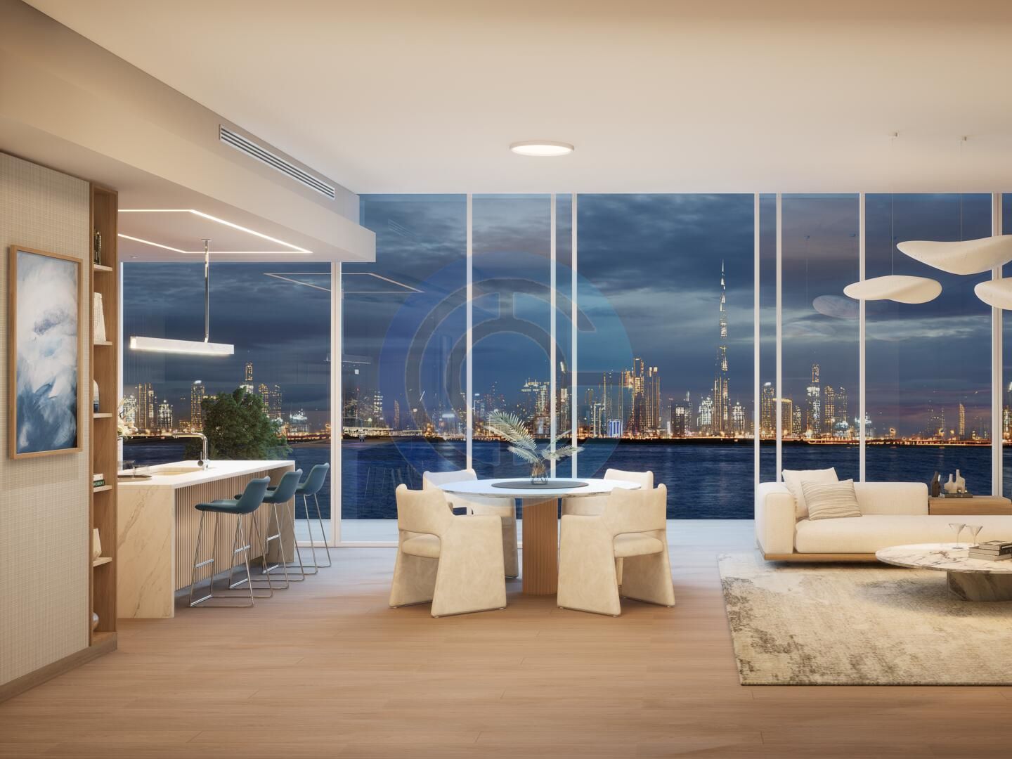 Ellington | High Floor | 2Br + maid | Canal View