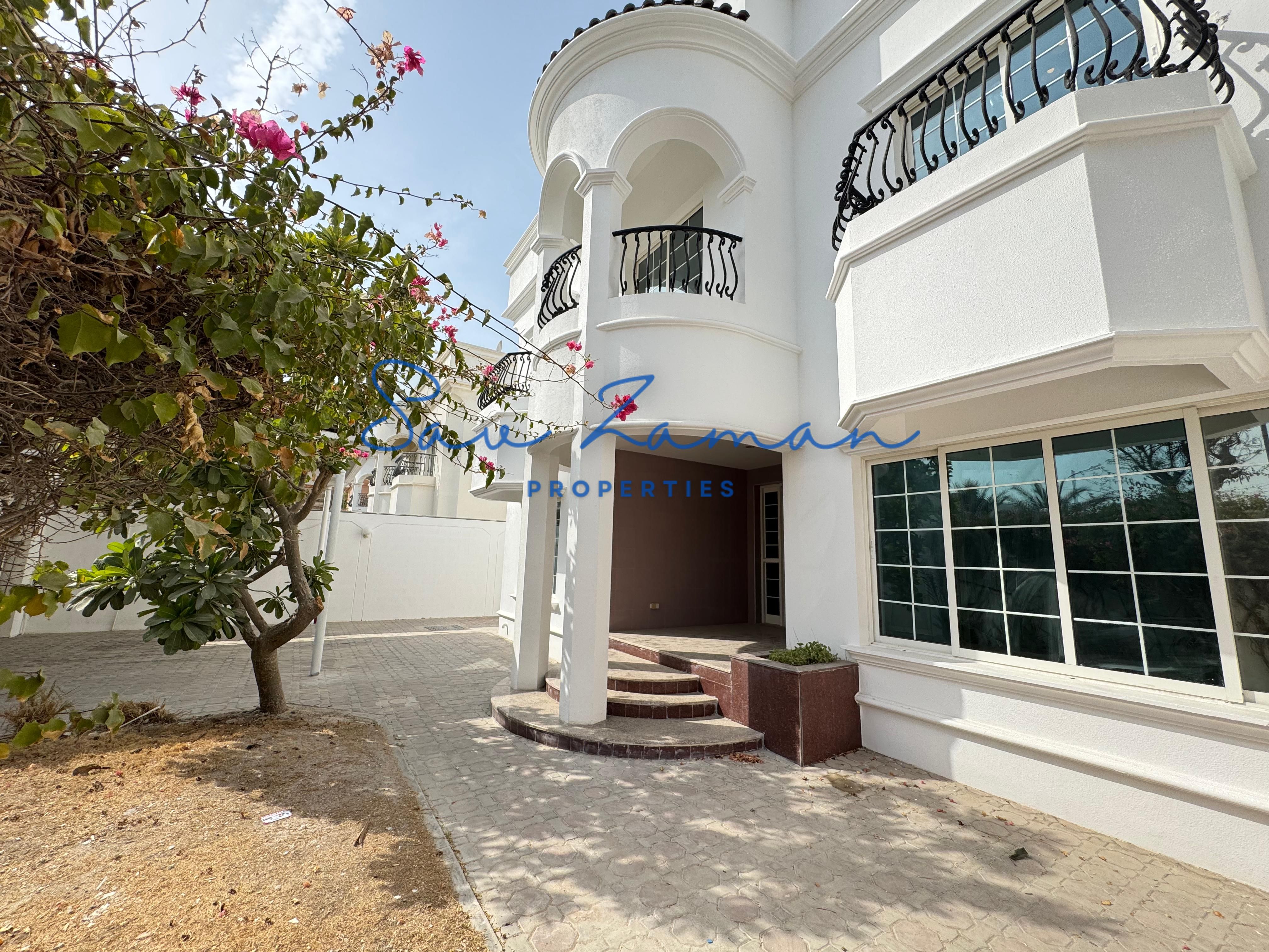 UPGRADED 4BR MAIDS PRIVATE GARDEN POOL SEMI INDEPENDENT VILLA AL SAFA 2