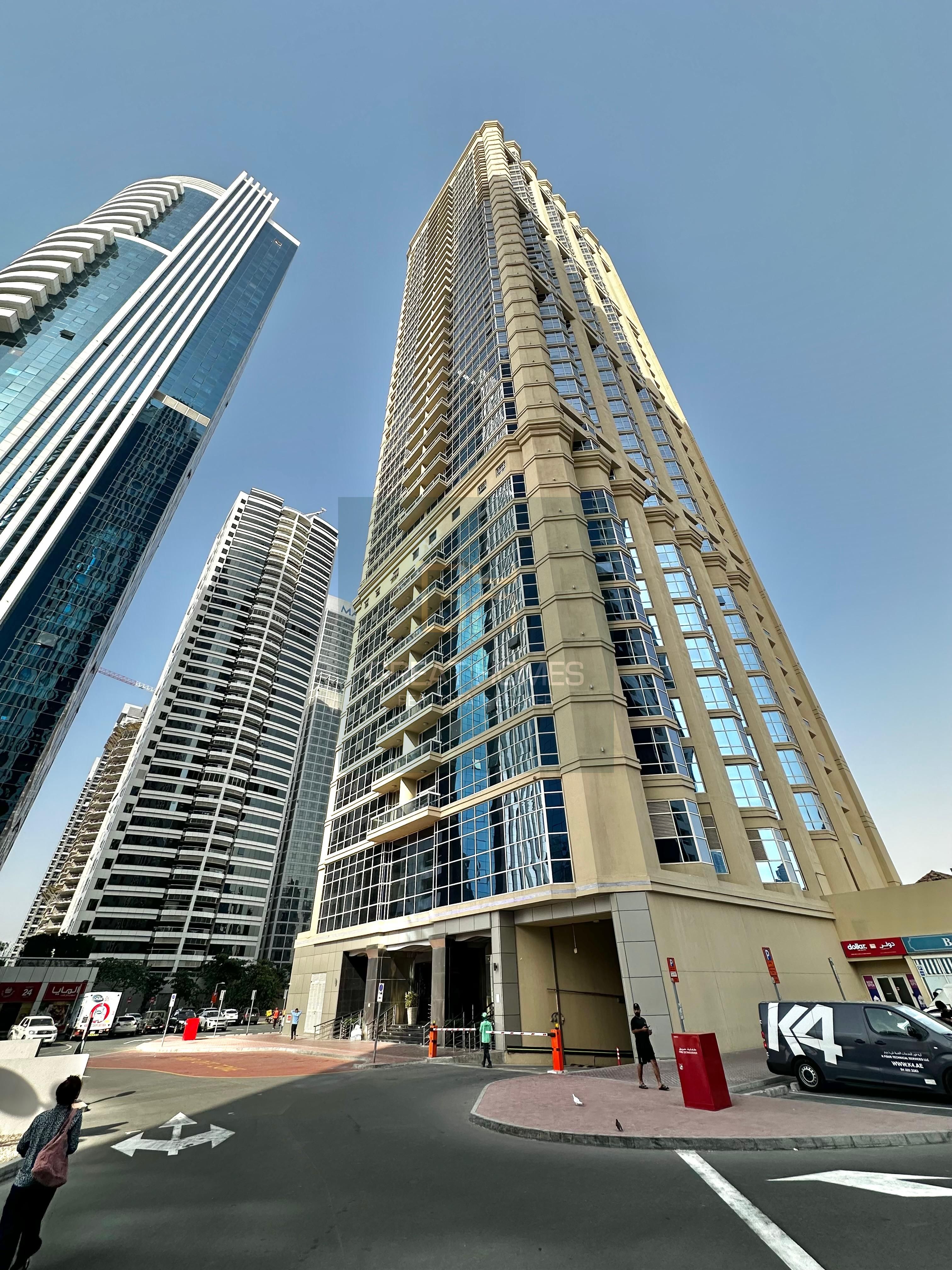 FURNISHED | SPACIOUS 1 BHK | HIGH FLOOR | PANORAMIC VIEW | READY TO MOVE | JLT -Q