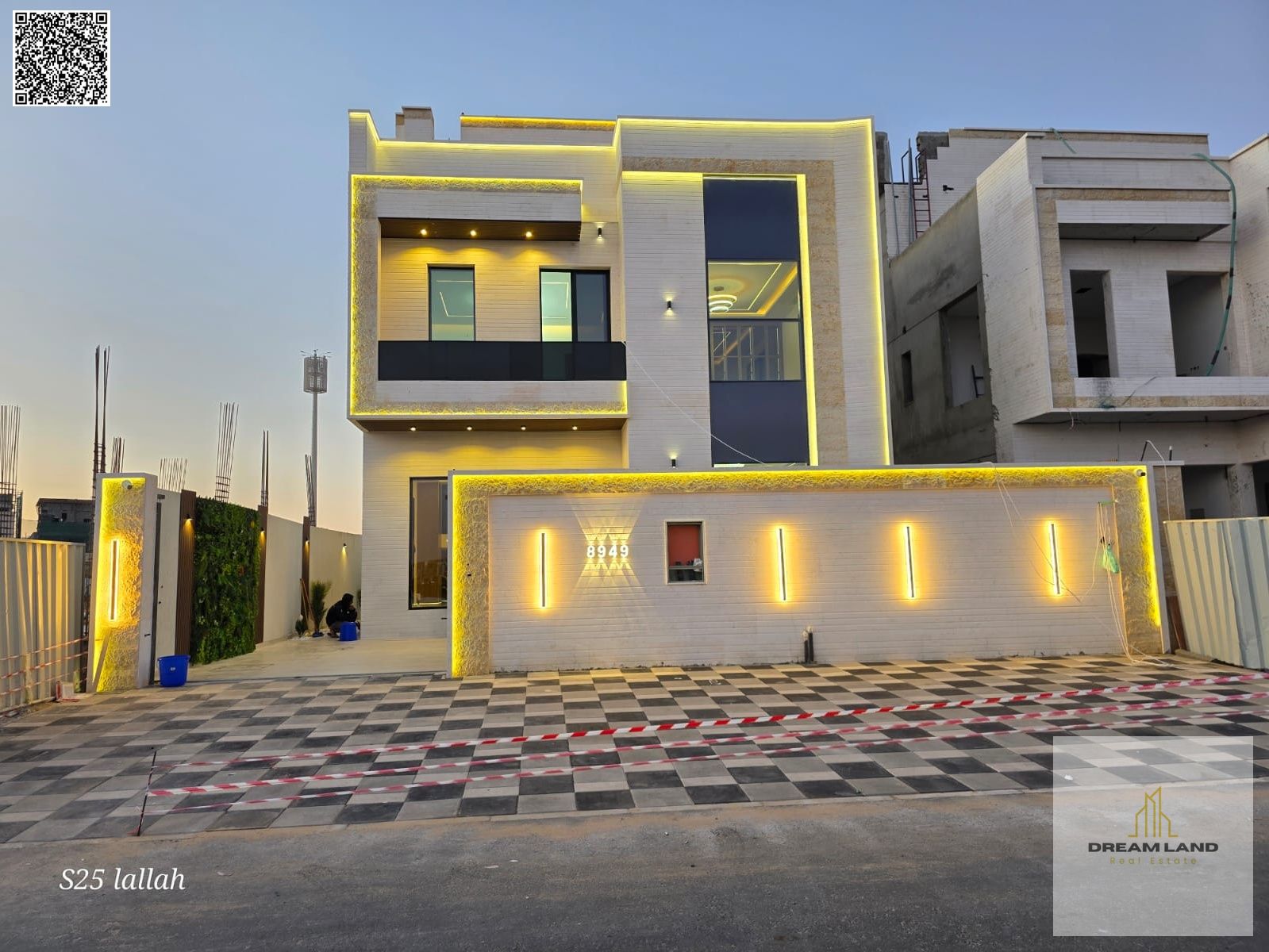 Your dream villa, including registration and ownership fees, two floors and a rooftop, close to all services and very near Sheikh Mohammed Bin Zayed R