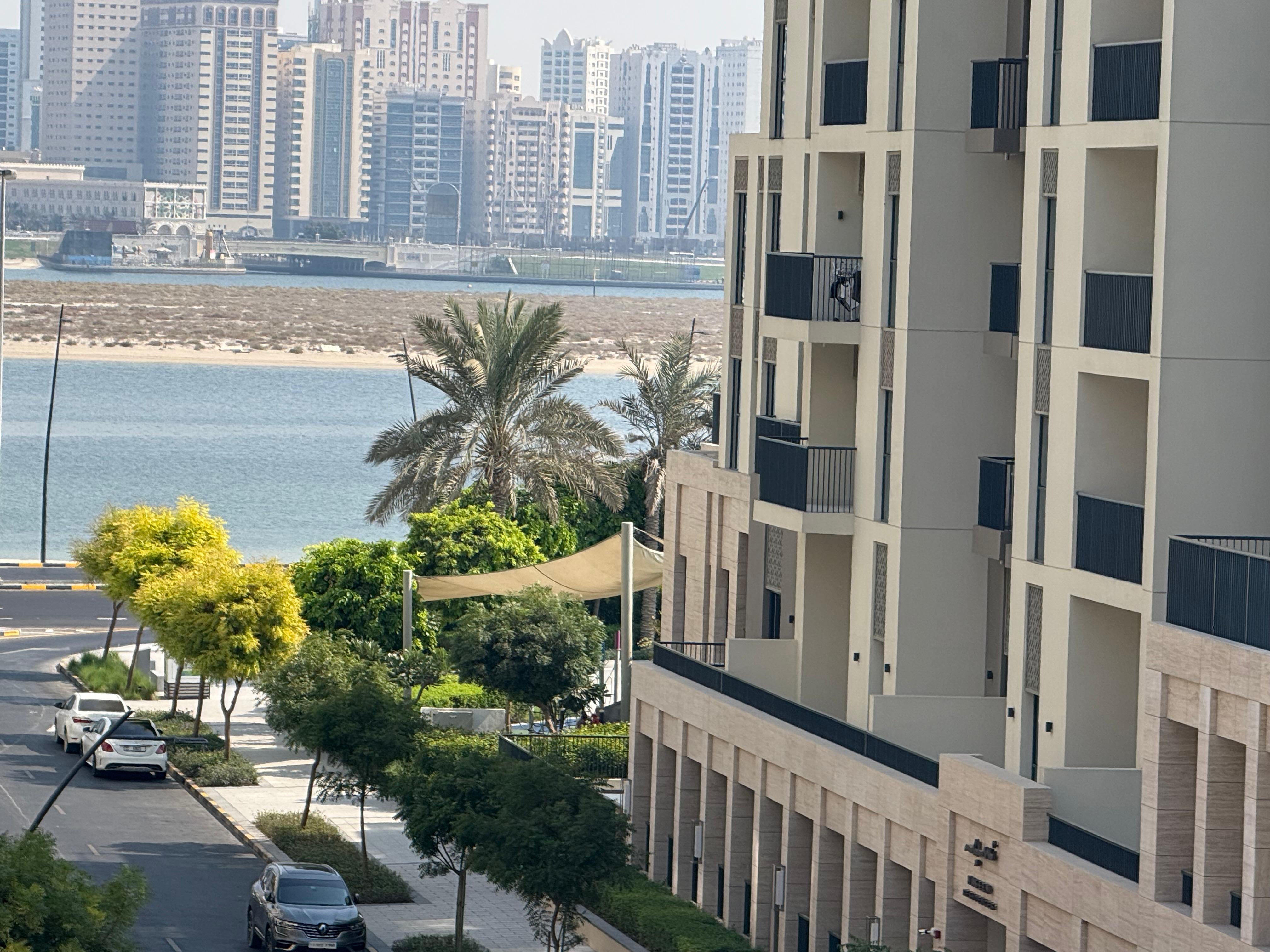 For sale: 3 bedrooms, including a master bedroom with dressing room, in Maryam Island, Sharjah. High-end finishing.