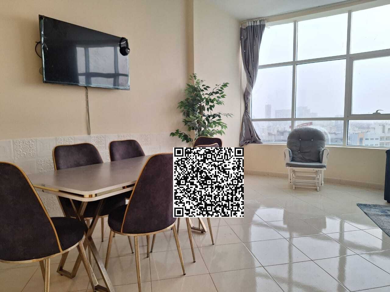 À vendre : Appartement T2 (une chambre et un salon) avec vue sur mer, Al Khawar, Orient Towers, Ajman