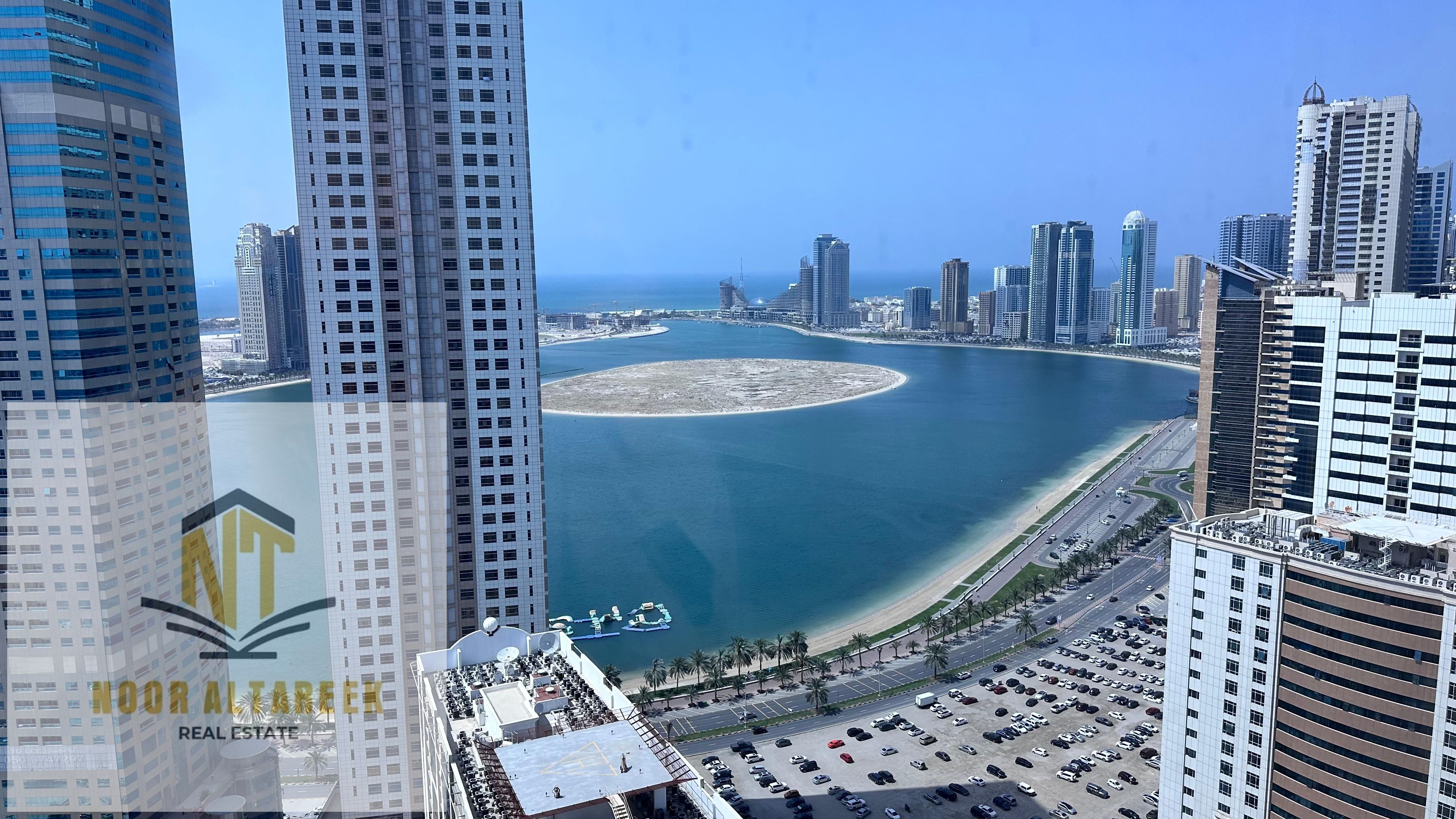 The apartment features 3 bedrooms, including a master bedroom and a maid's room with a master bedroom, a laundry room, 4 bathrooms, a balcony with a f