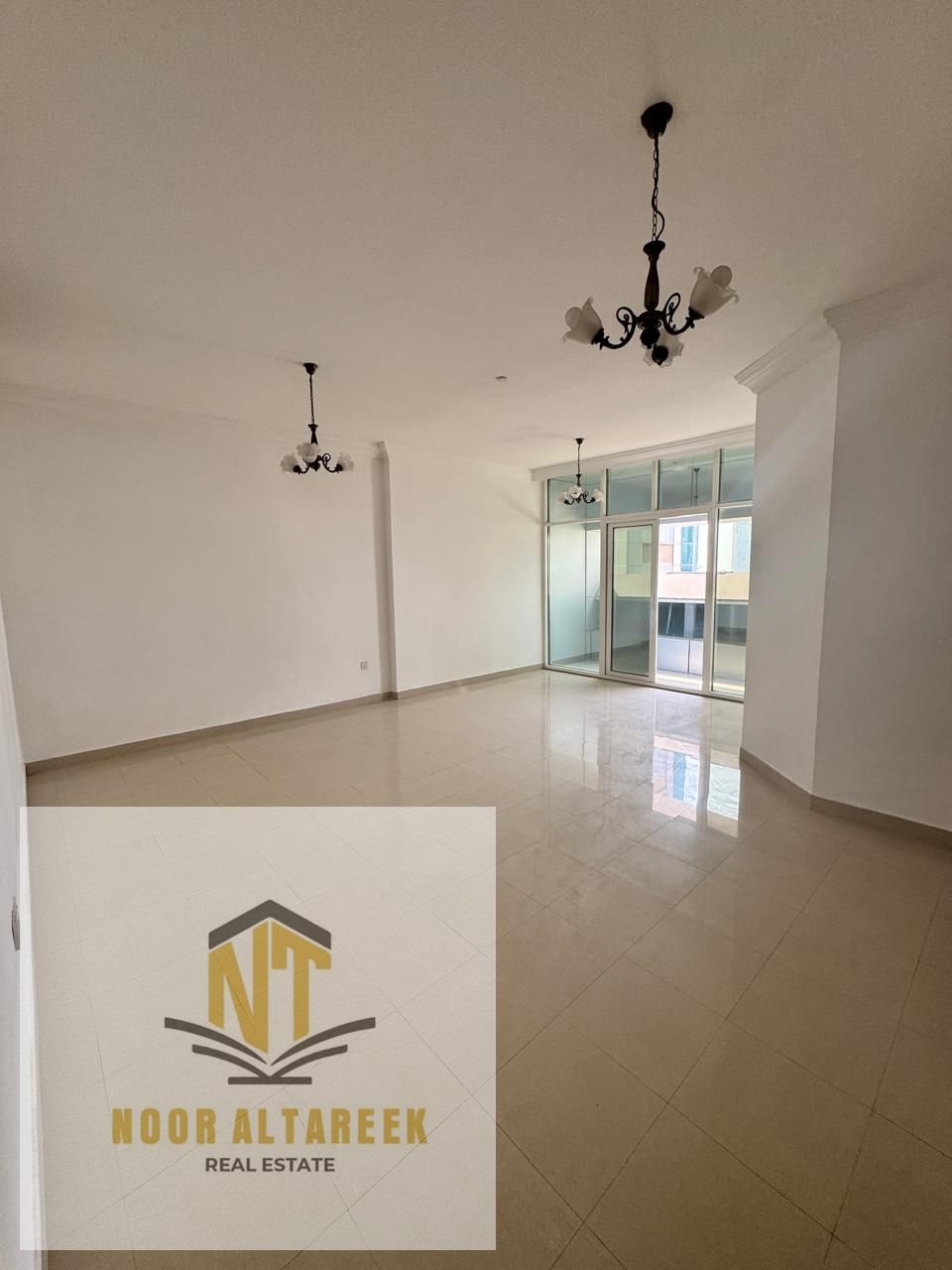 A distinctive apartment for annual rent in Al Taawun area, Sharjah, strategically located near the sea and all amenities. The apartment features thre