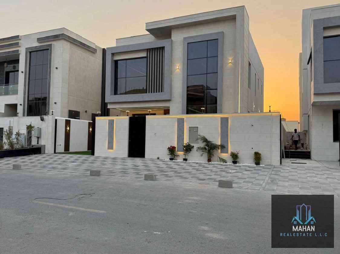 Own a luxury villa for sale in Al Zahiyah area, Ajman. Freehold ownership for all nationalities, including registration and ownership fees.